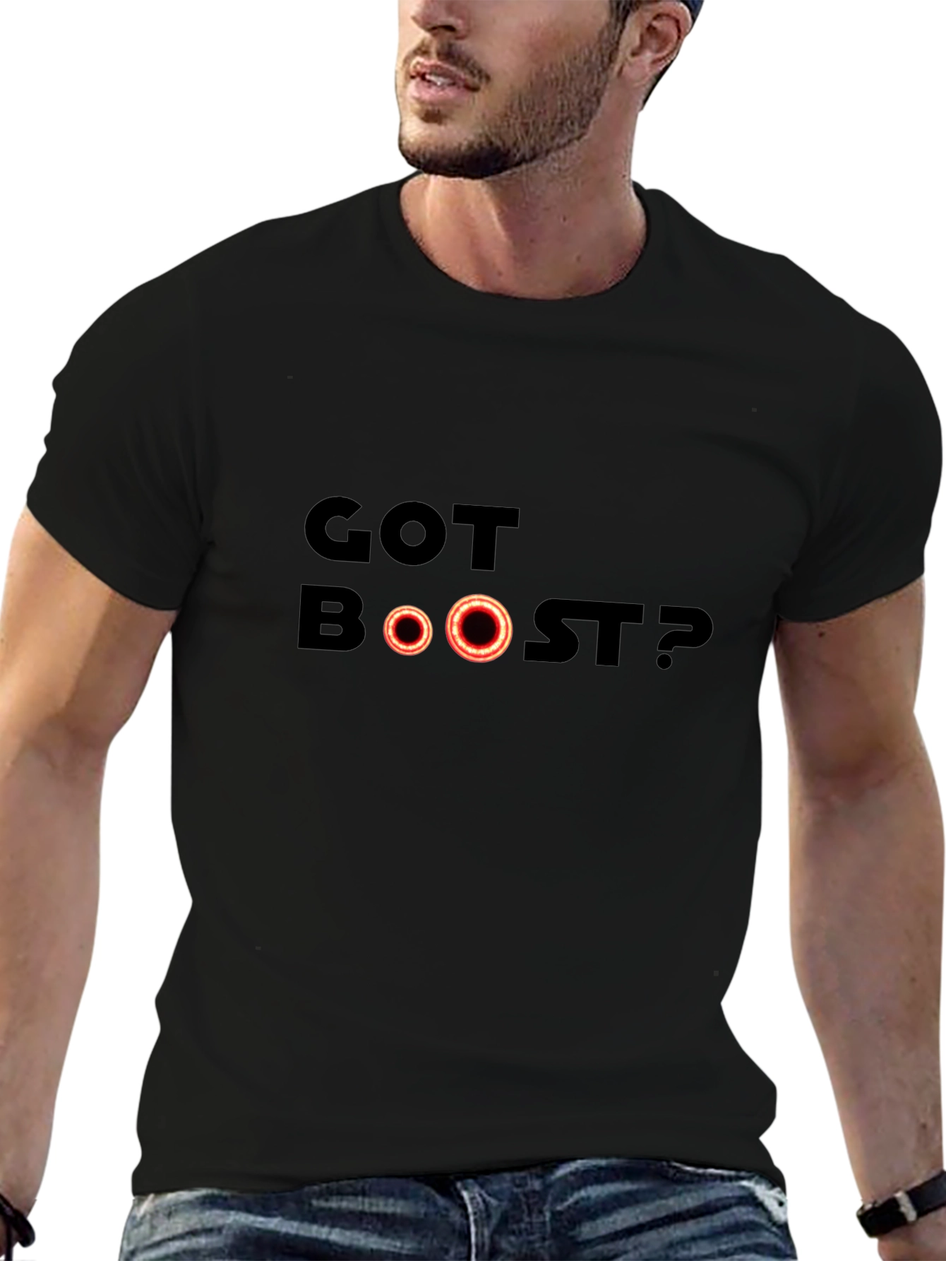 Got Boost? Graphic T-Shirt - Black Cotton Tee