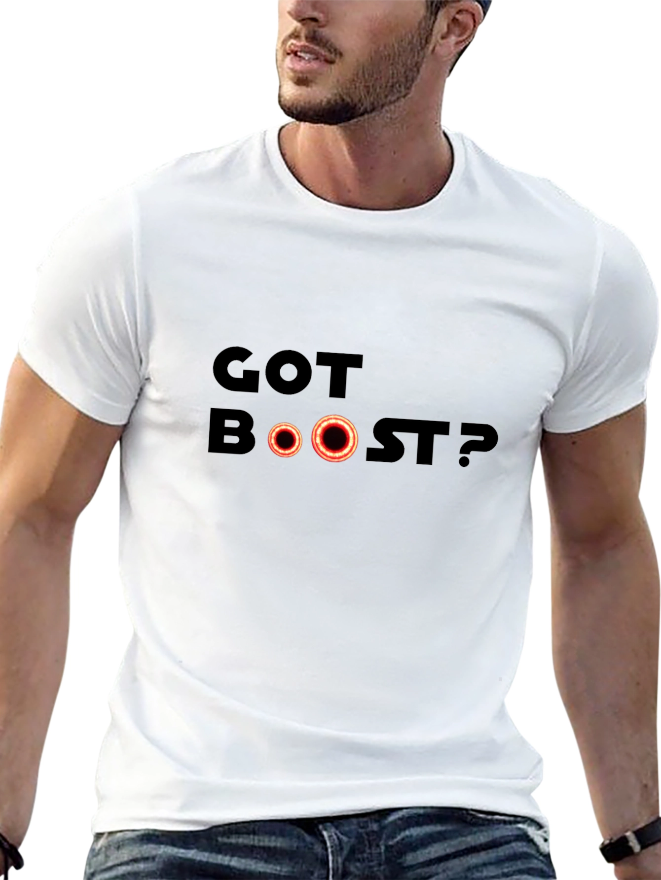 Got Boost? Graphic T-Shirt - Black Cotton Tee