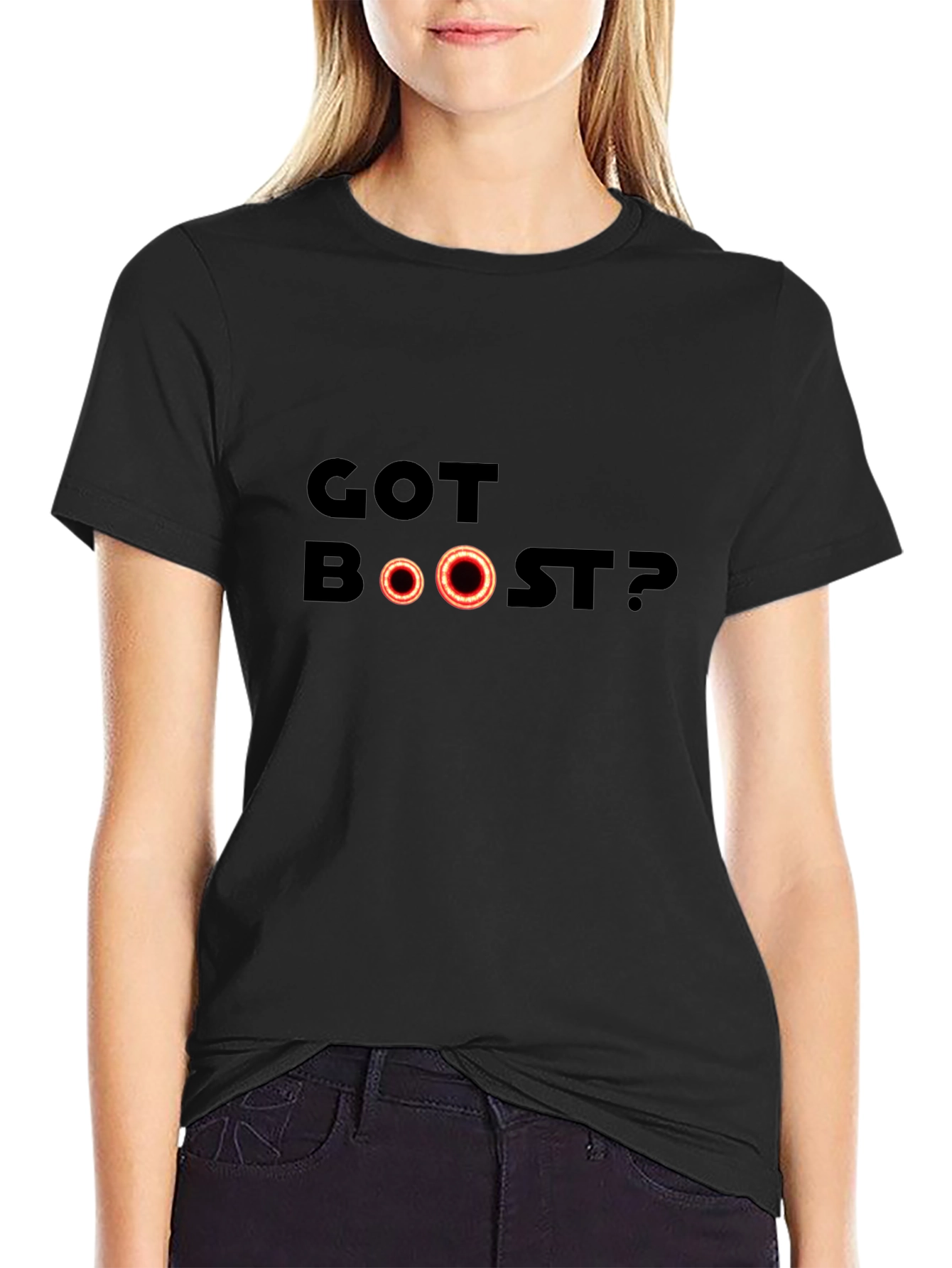Got Boost? Graphic T-Shirt - Black Cotton Tee