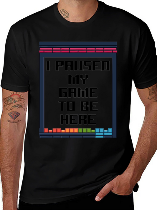 Paused My Game Tee - Gamer Style