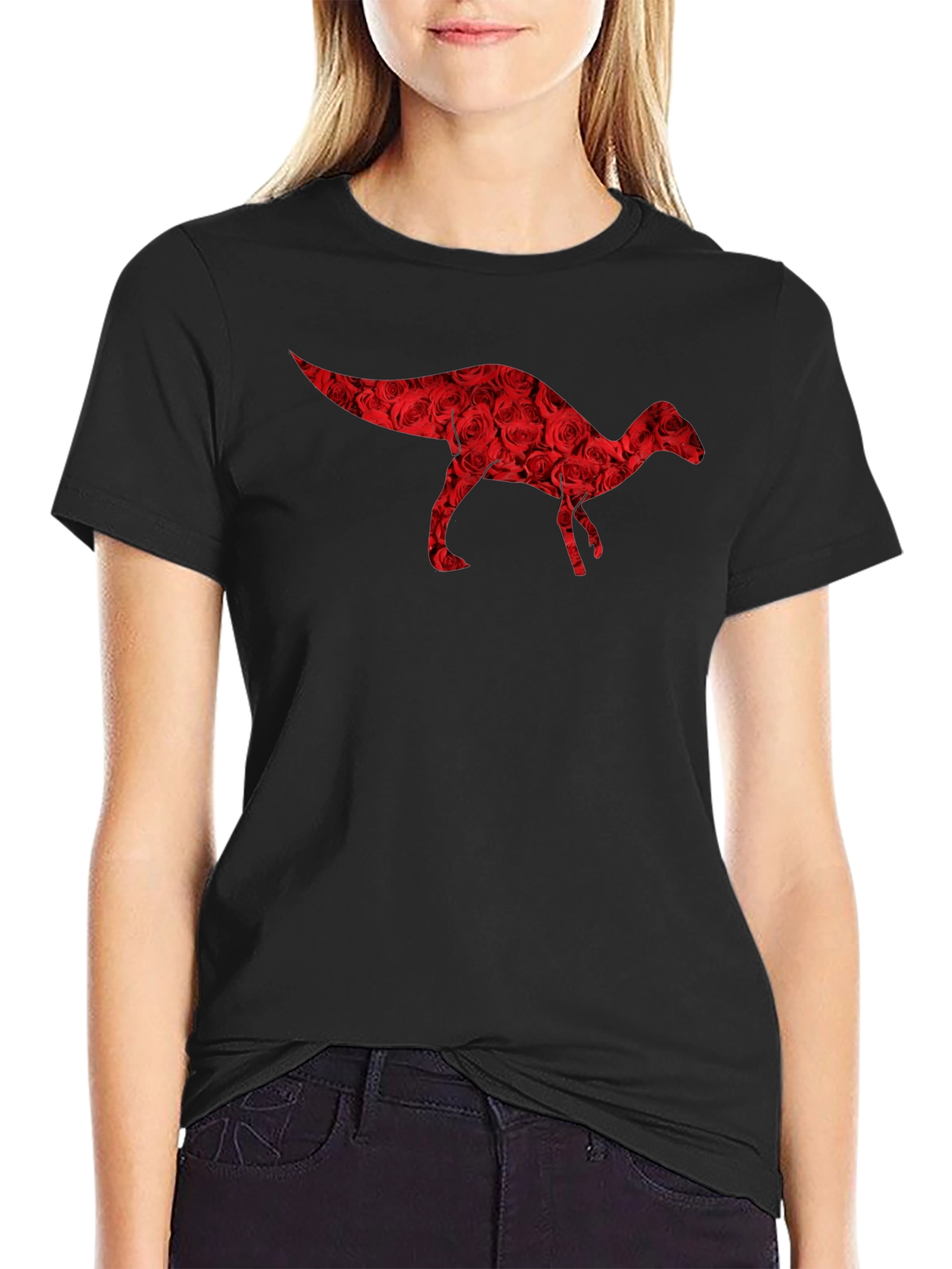 Dino Rose T-Shirt - Stylish & Unique
