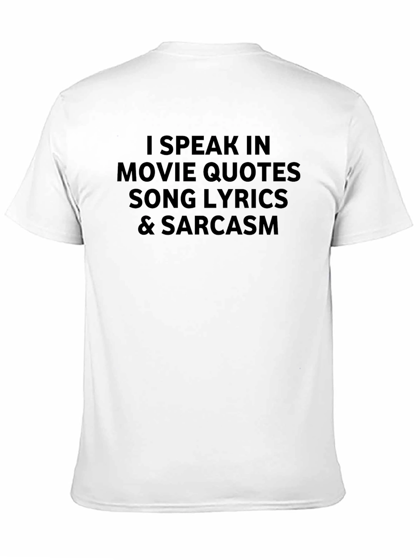 Movie Quotes & Sarcasm Black T-Shirt