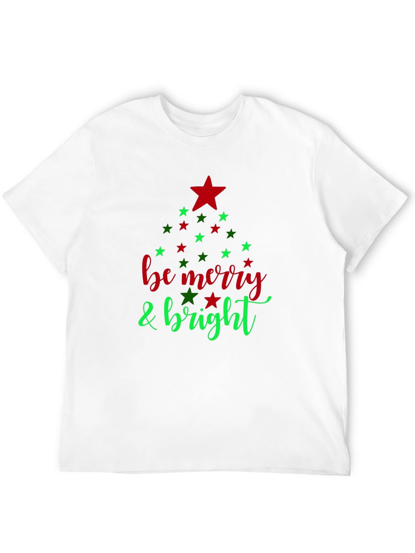 Festive Be Merry & Bright Holiday T-Shirt