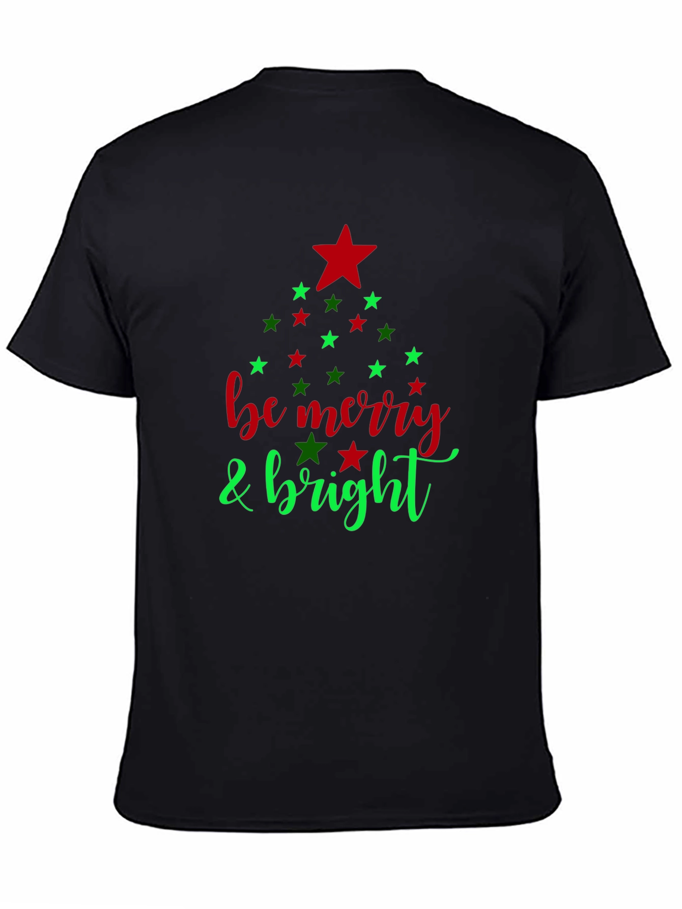Festive Be Merry & Bright Holiday T-Shirt