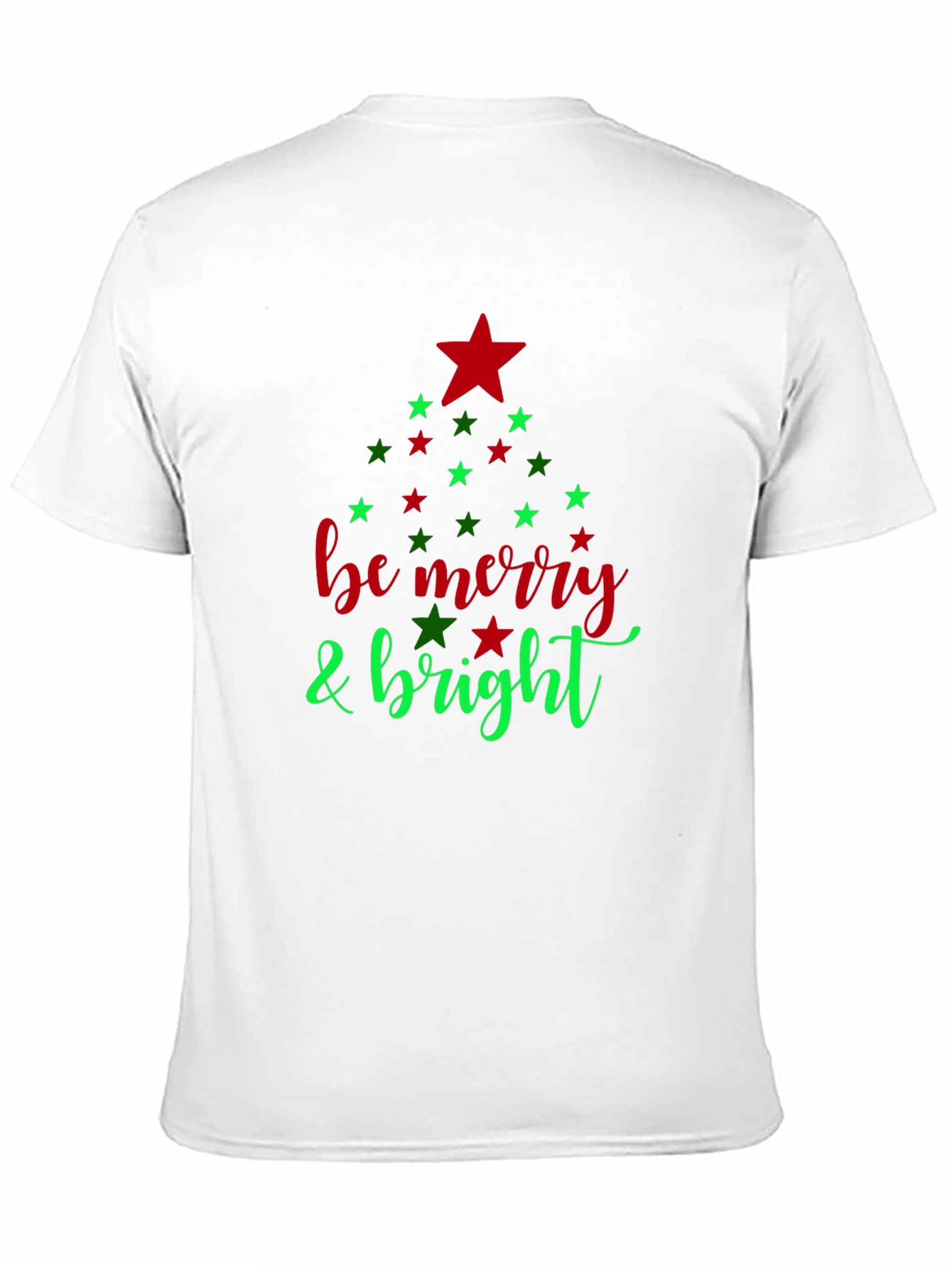Festive Be Merry & Bright Holiday T-Shirt