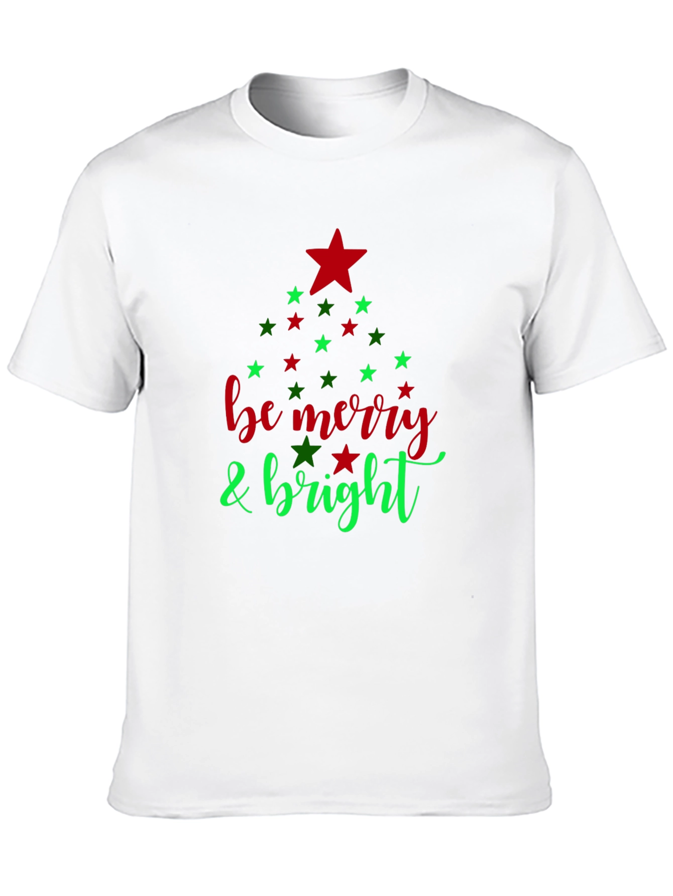 Festive Be Merry & Bright Holiday T-Shirt
