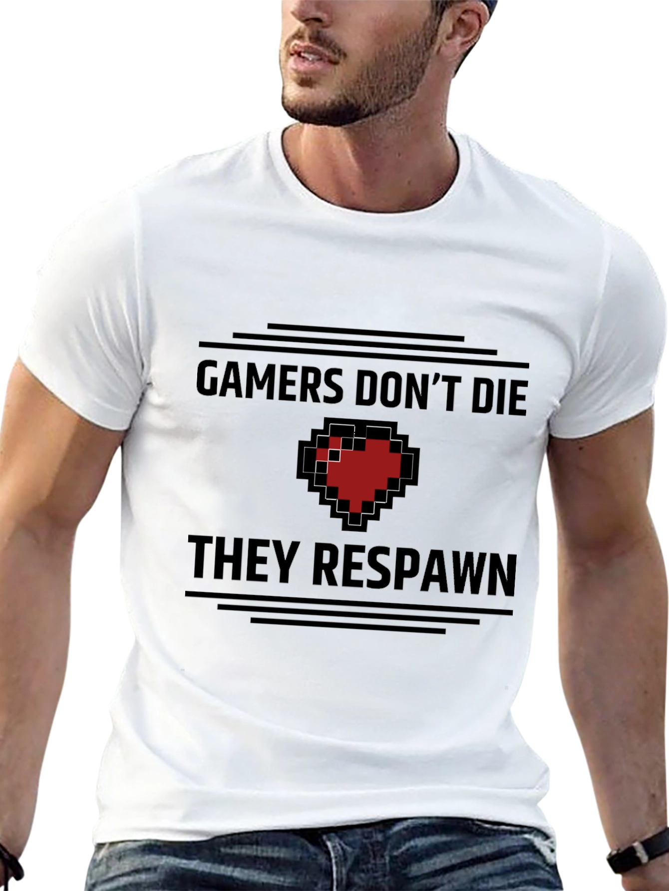 Gamers Dont Die They Respawn T-Shirt