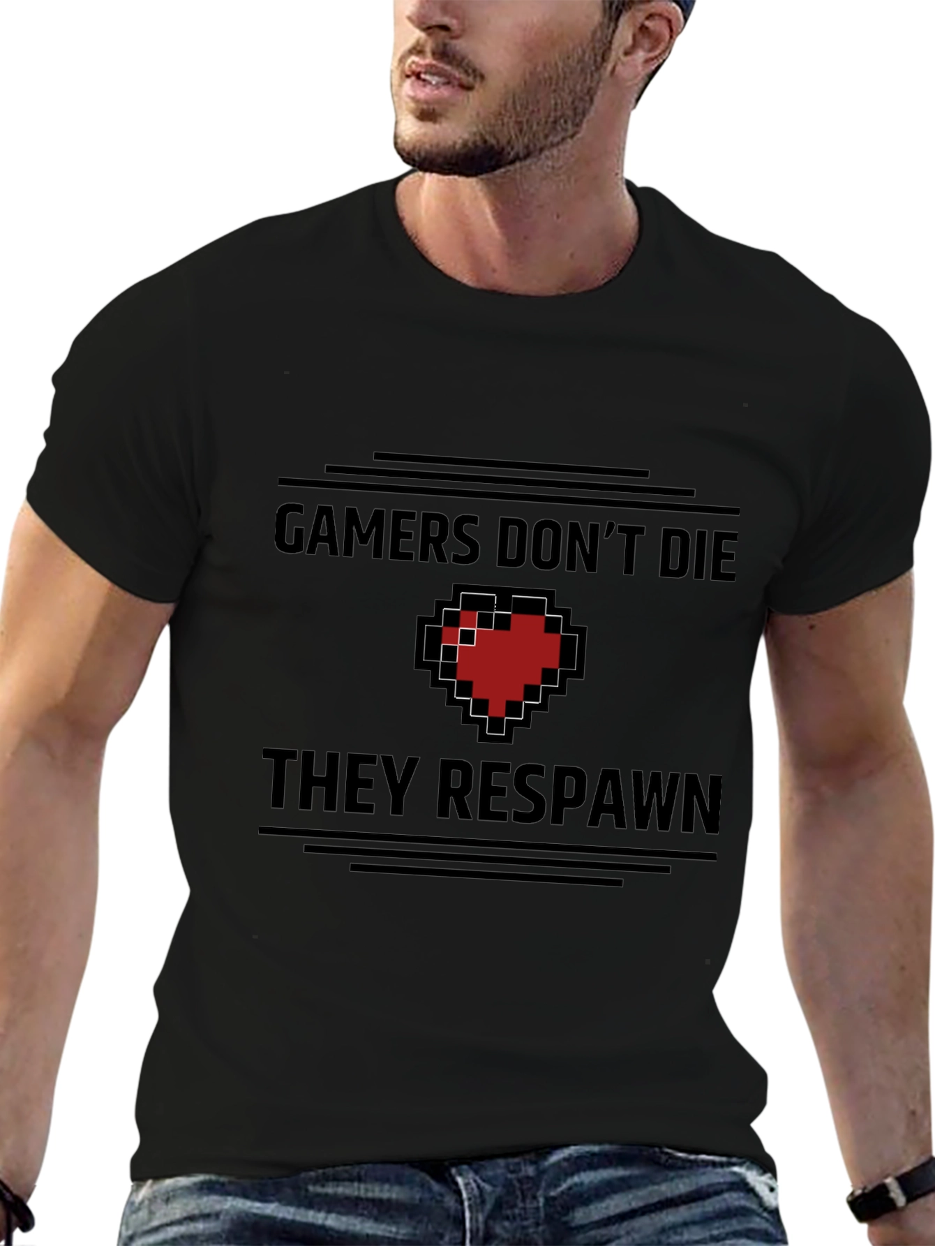Gamers Dont Die They Respawn T-Shirt