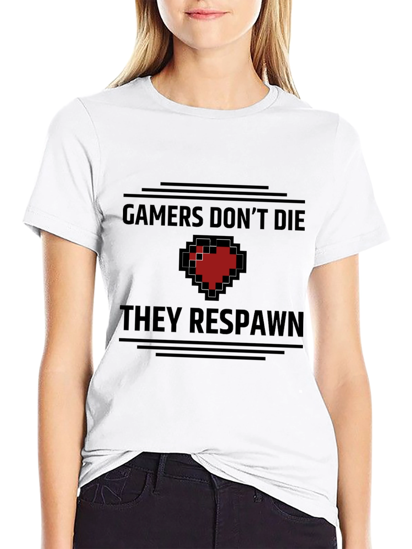 Gamers Dont Die They Respawn T-Shirt