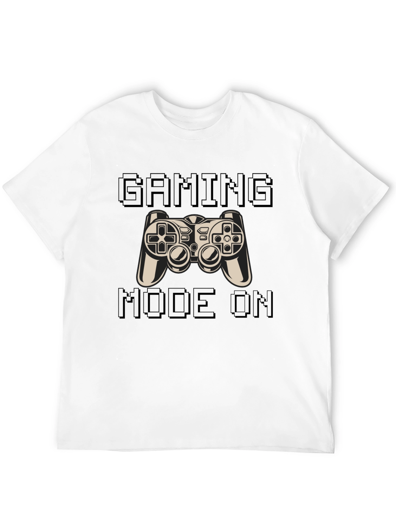 Gaming Mode On Black T-Shirt