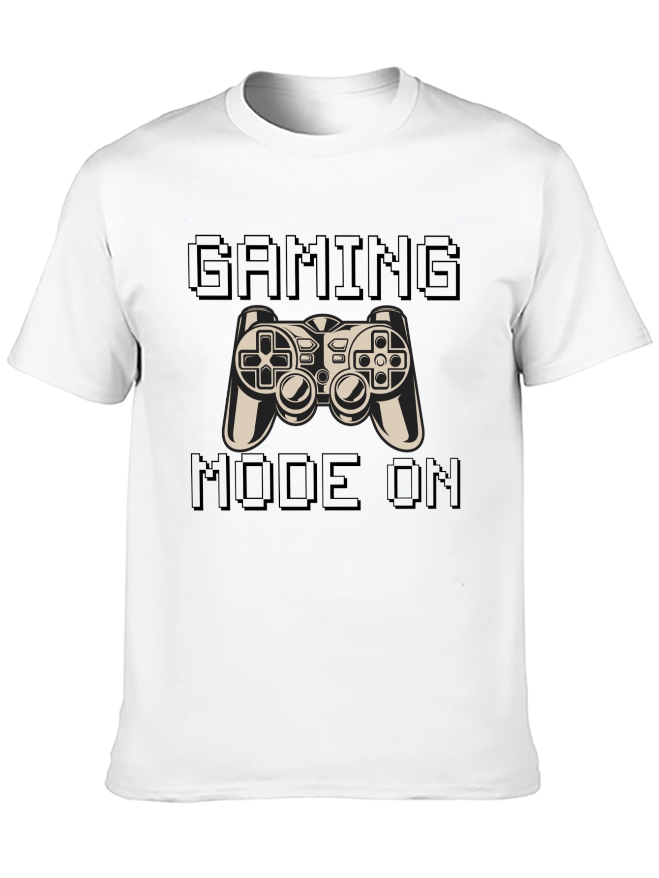 Gaming Mode On Black T-Shirt