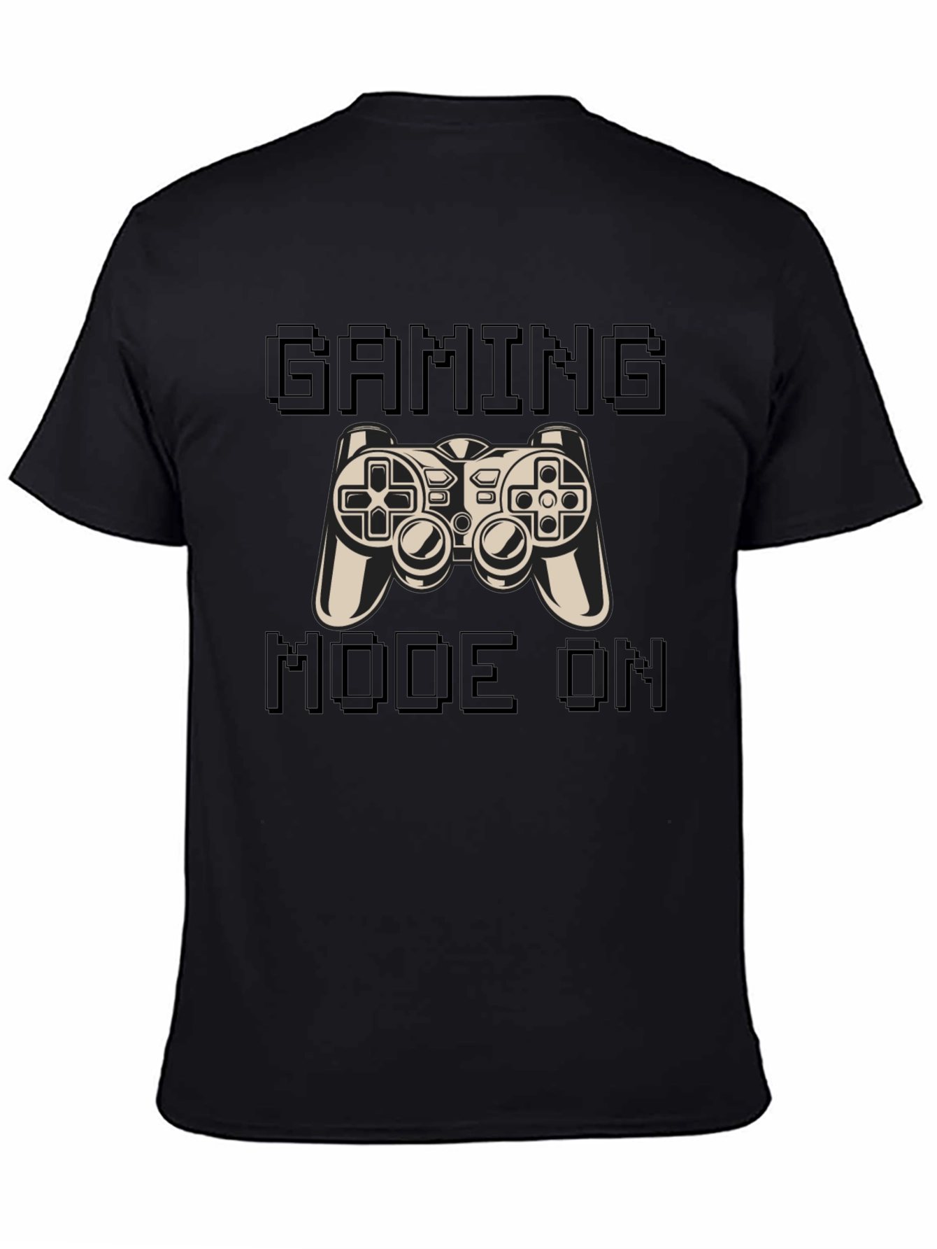 Gaming Mode On Black T-Shirt