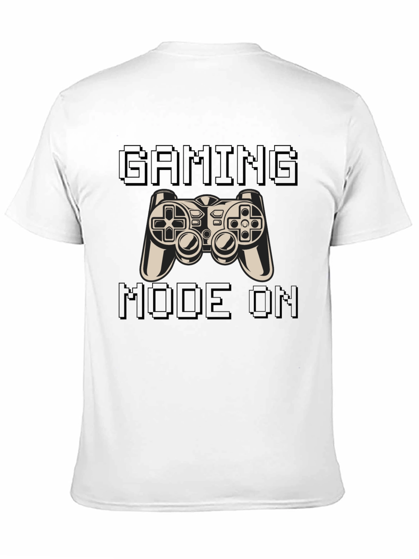 Gaming Mode On Black T-Shirt