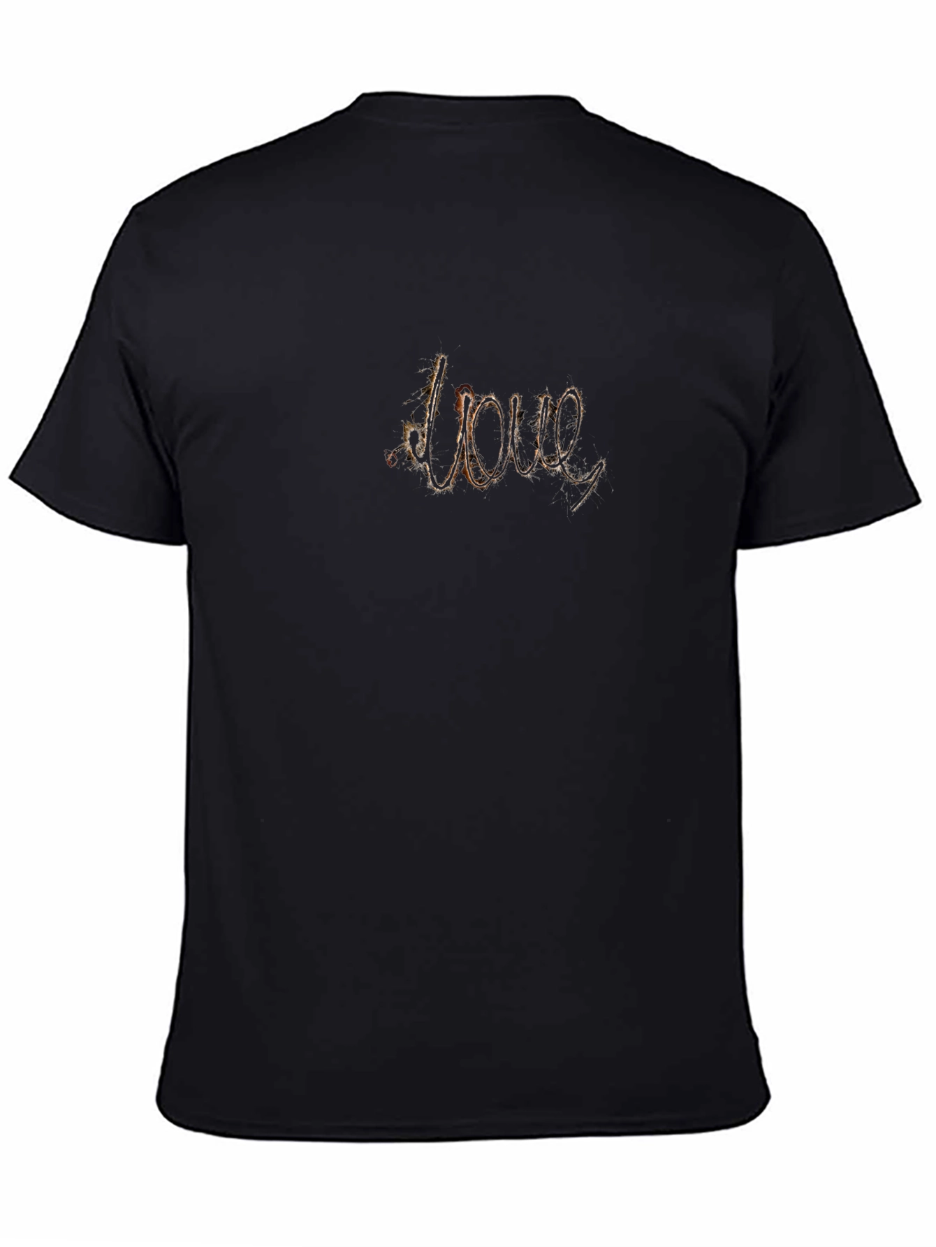 Sparkling Love Black T-Shirt