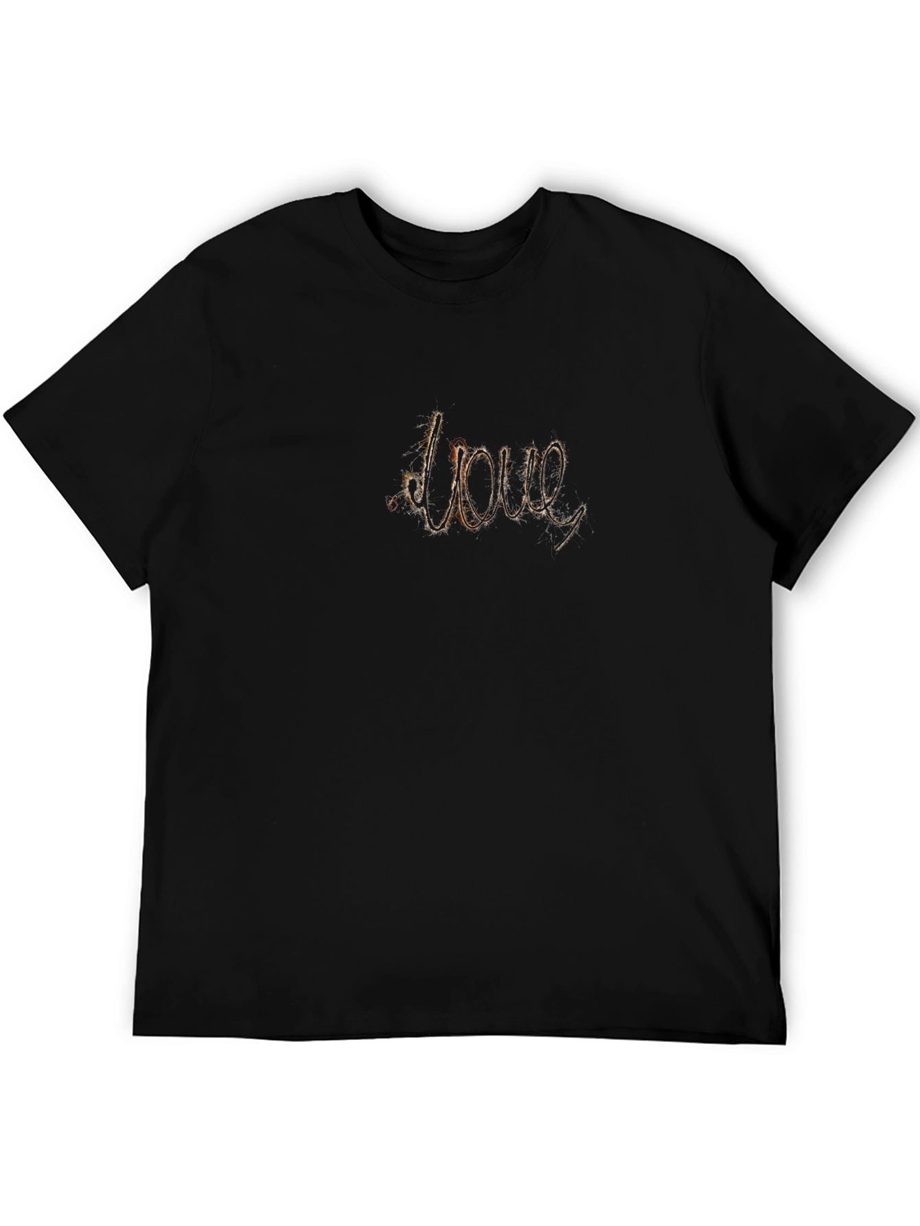 Sparkling Love Black T-Shirt