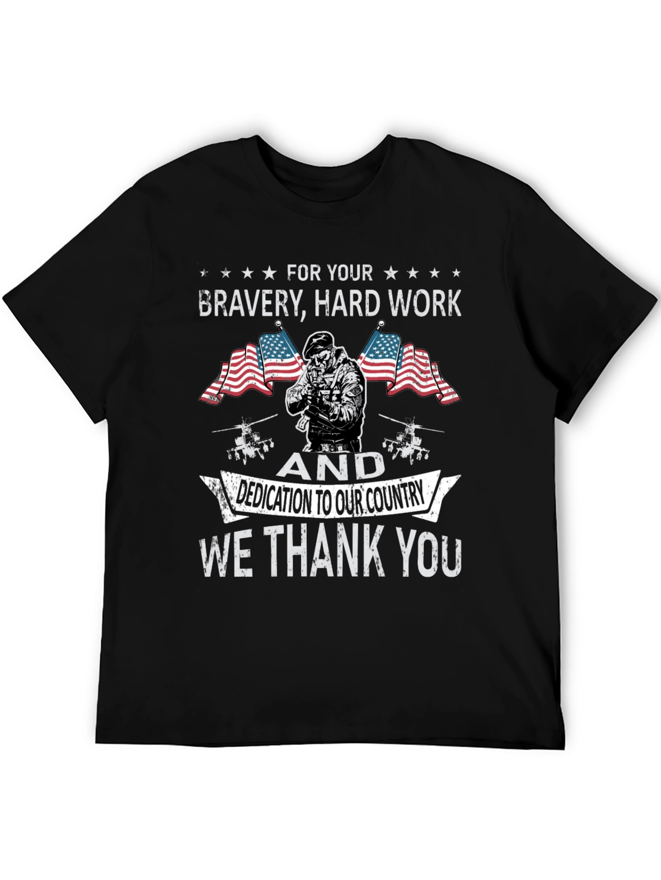 Patriotic Bravery T-Shirt - We Thank You