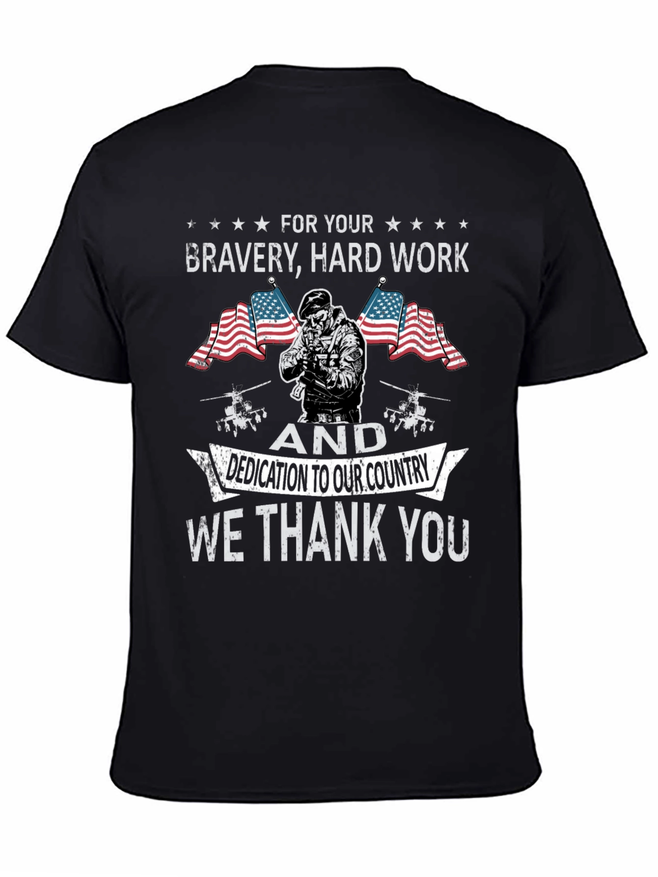 Patriotic Bravery T-Shirt - We Thank You