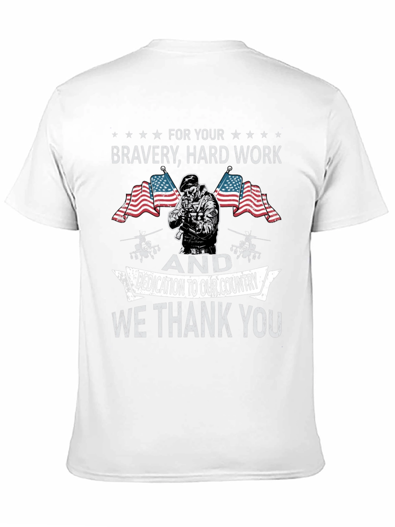 Patriotic Bravery T-Shirt - We Thank You