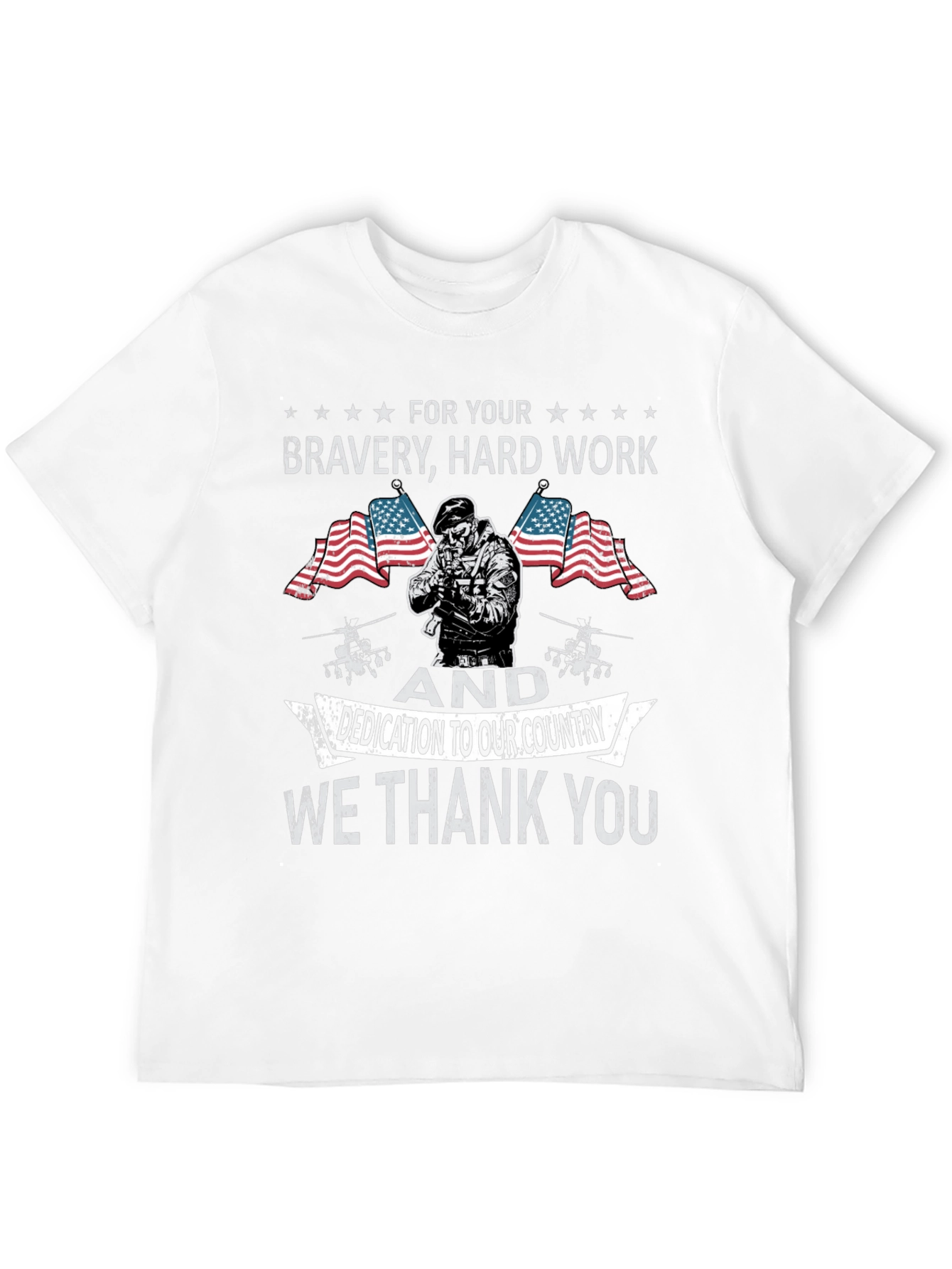 Patriotic Bravery T-Shirt - We Thank You