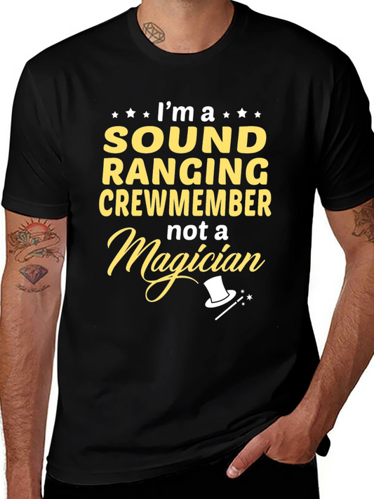 Sound Ranging Crewmember T-Shirt - Unique Job Pride