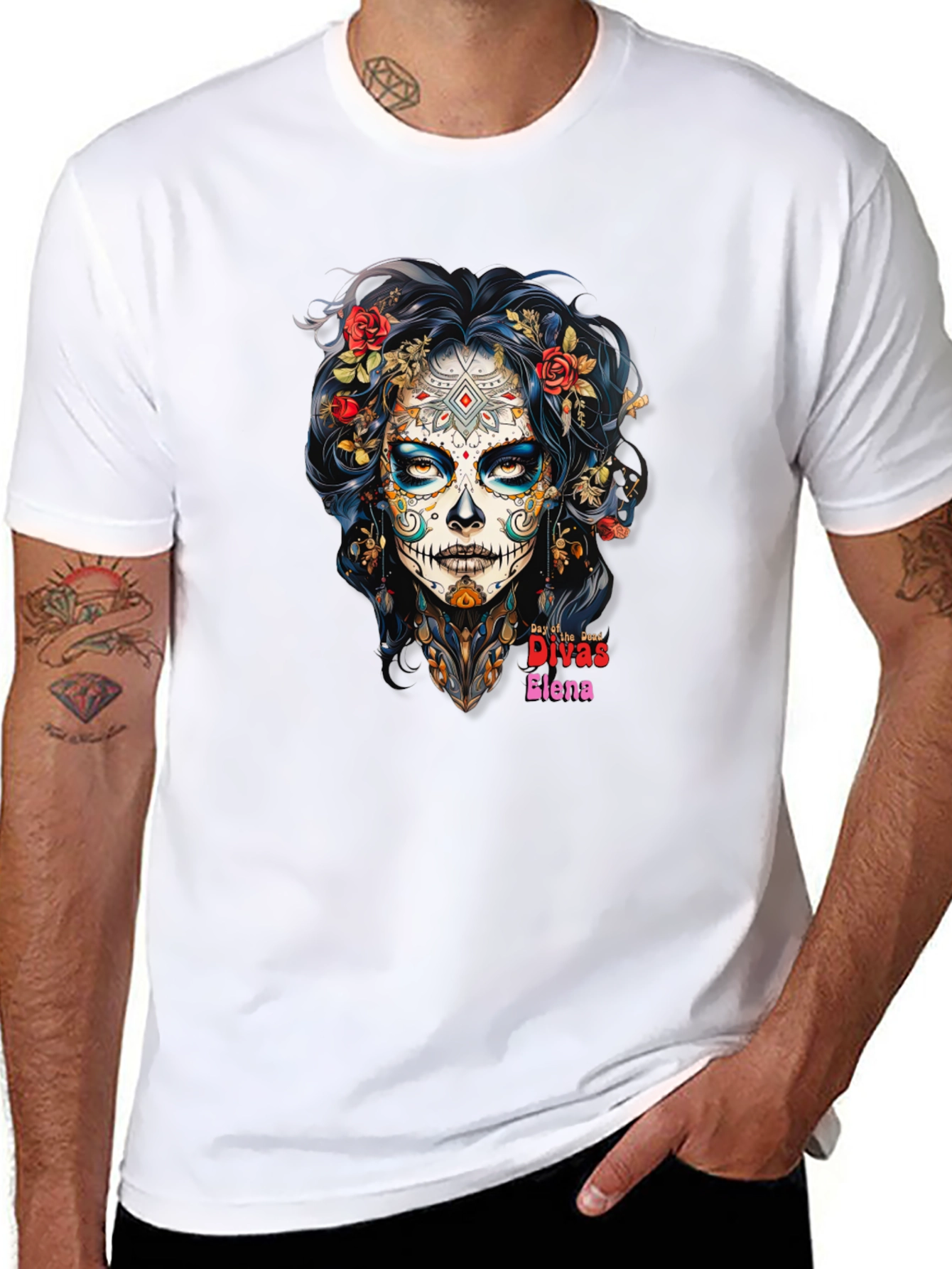 Day of the Dead Divas Elena T-Shirt