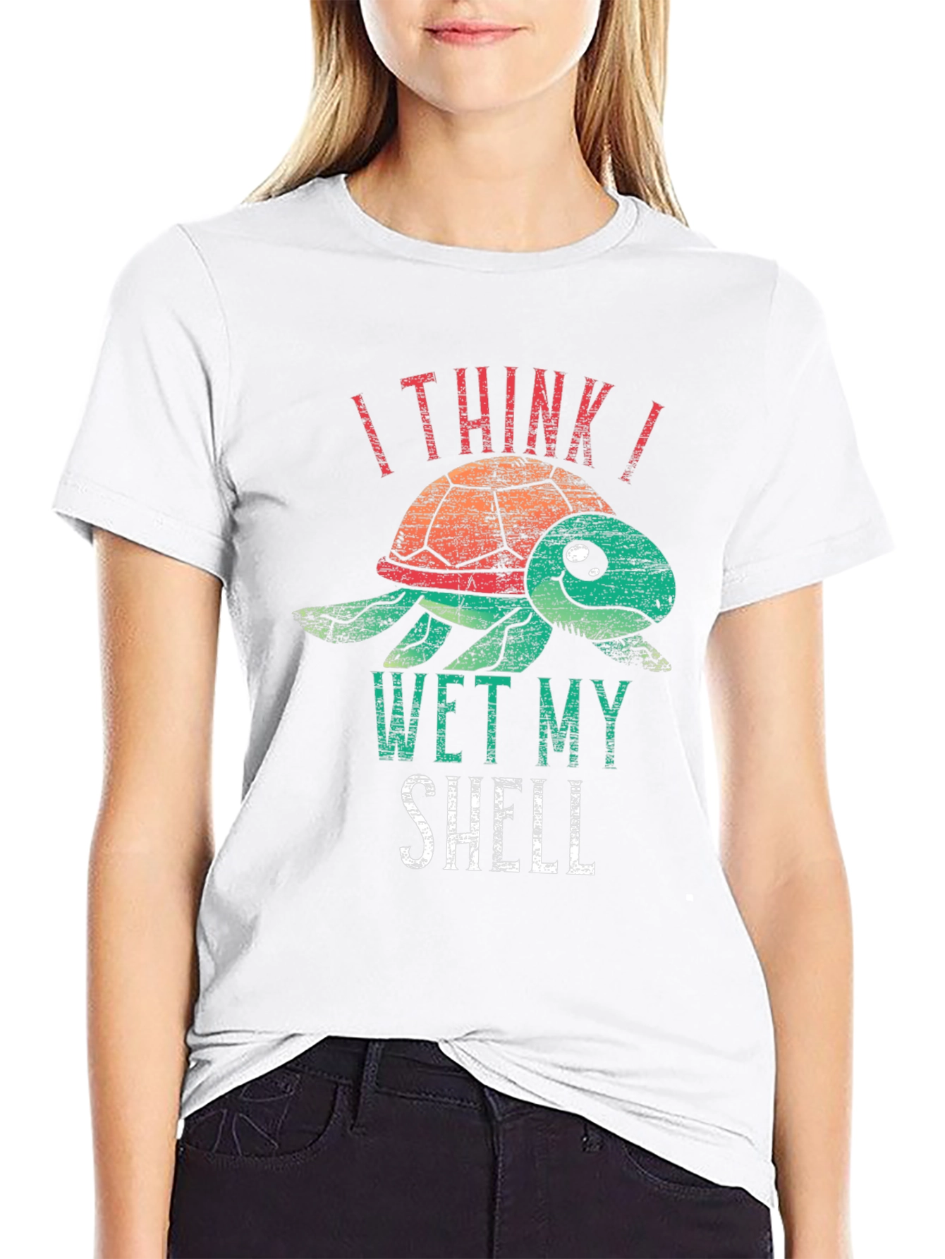 I Think I Wet My Shell Turtle T-Shirt