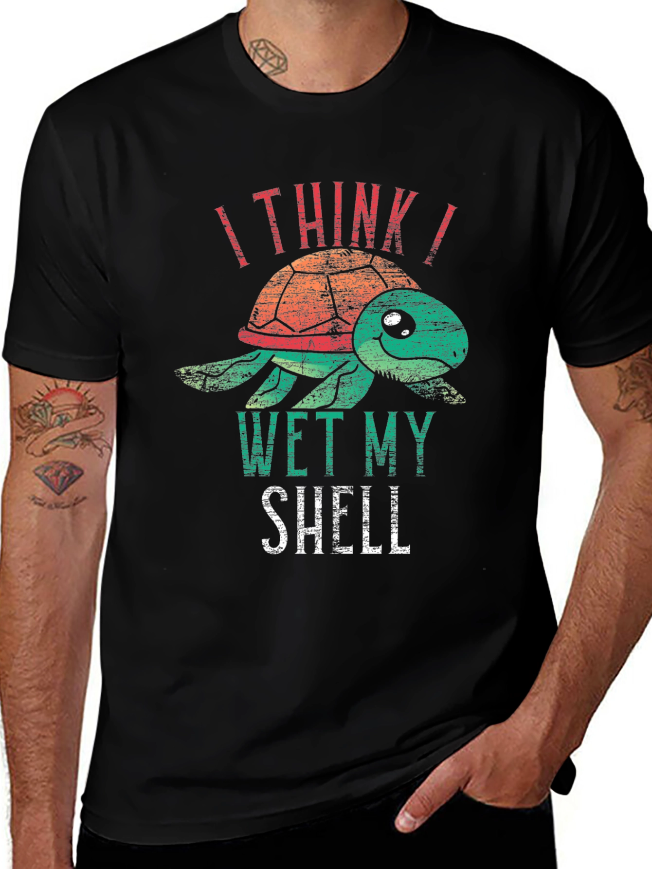 I Think I Wet My Shell Turtle T-Shirt