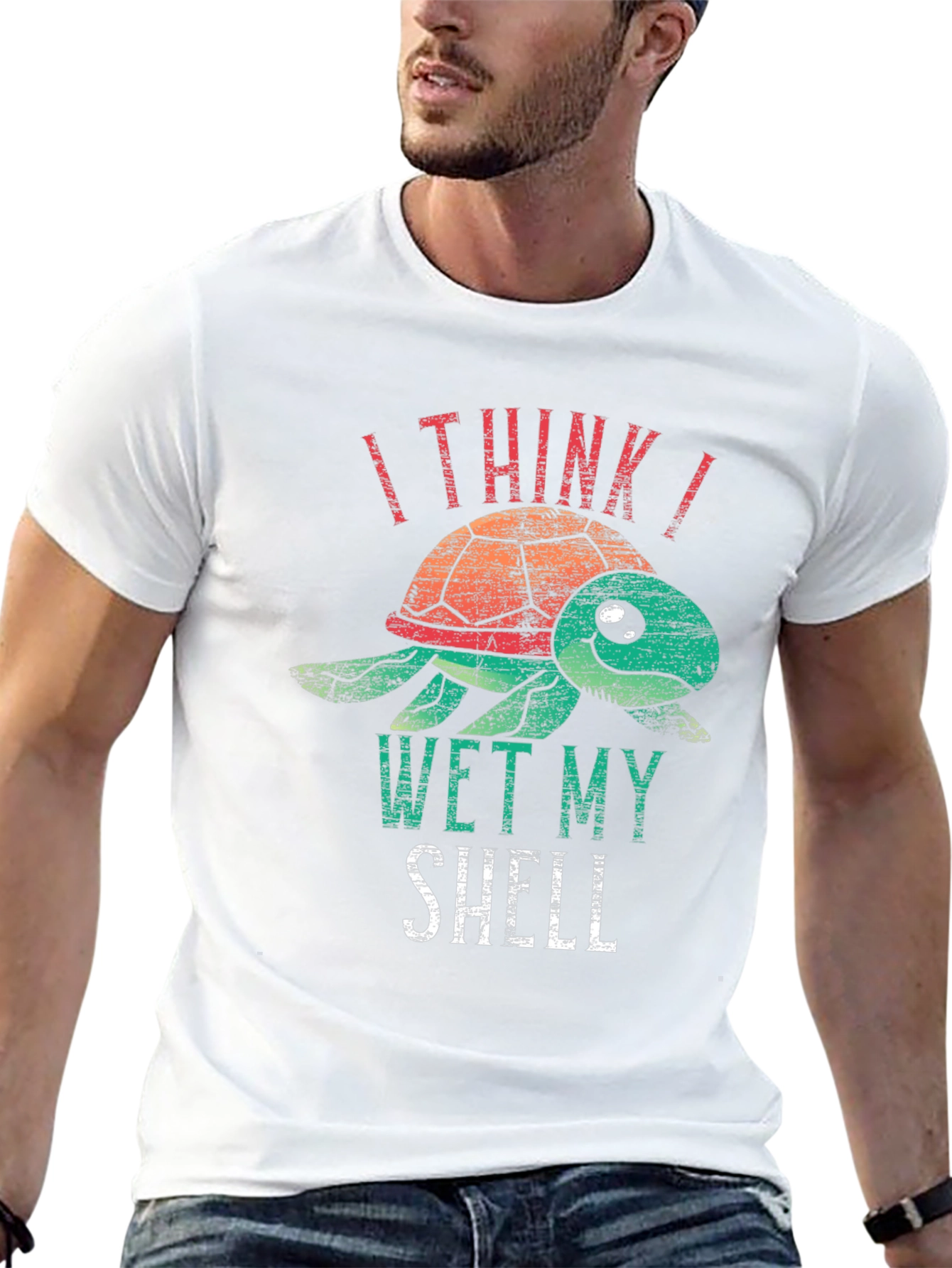 I Think I Wet My Shell Turtle T-Shirt