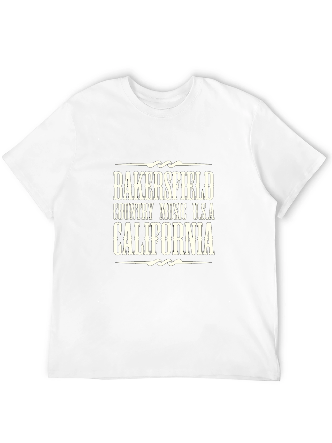 Bakersfield Country Music USA California Graphic T-Shirt