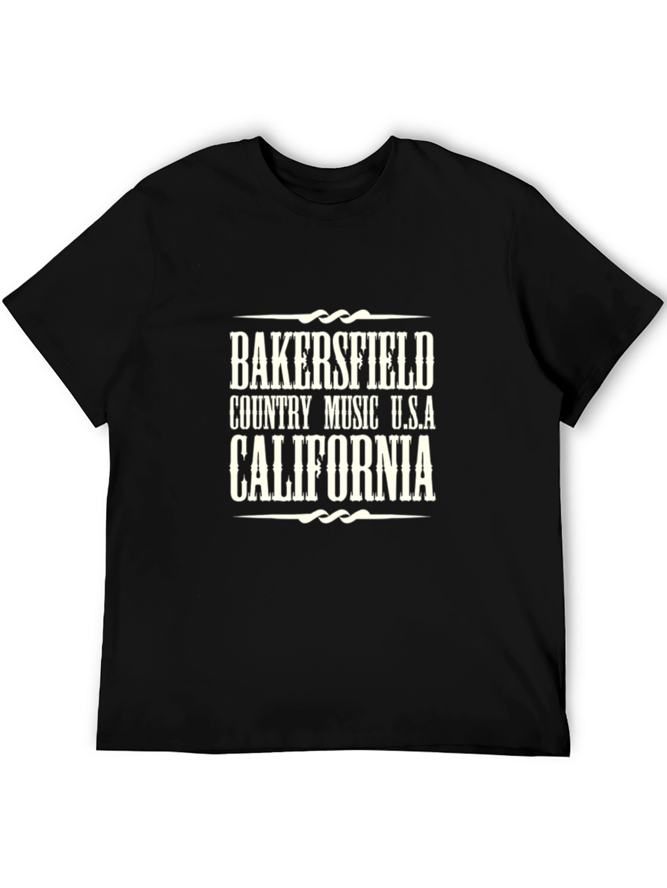 Bakersfield Country Music USA California Graphic T-Shirt