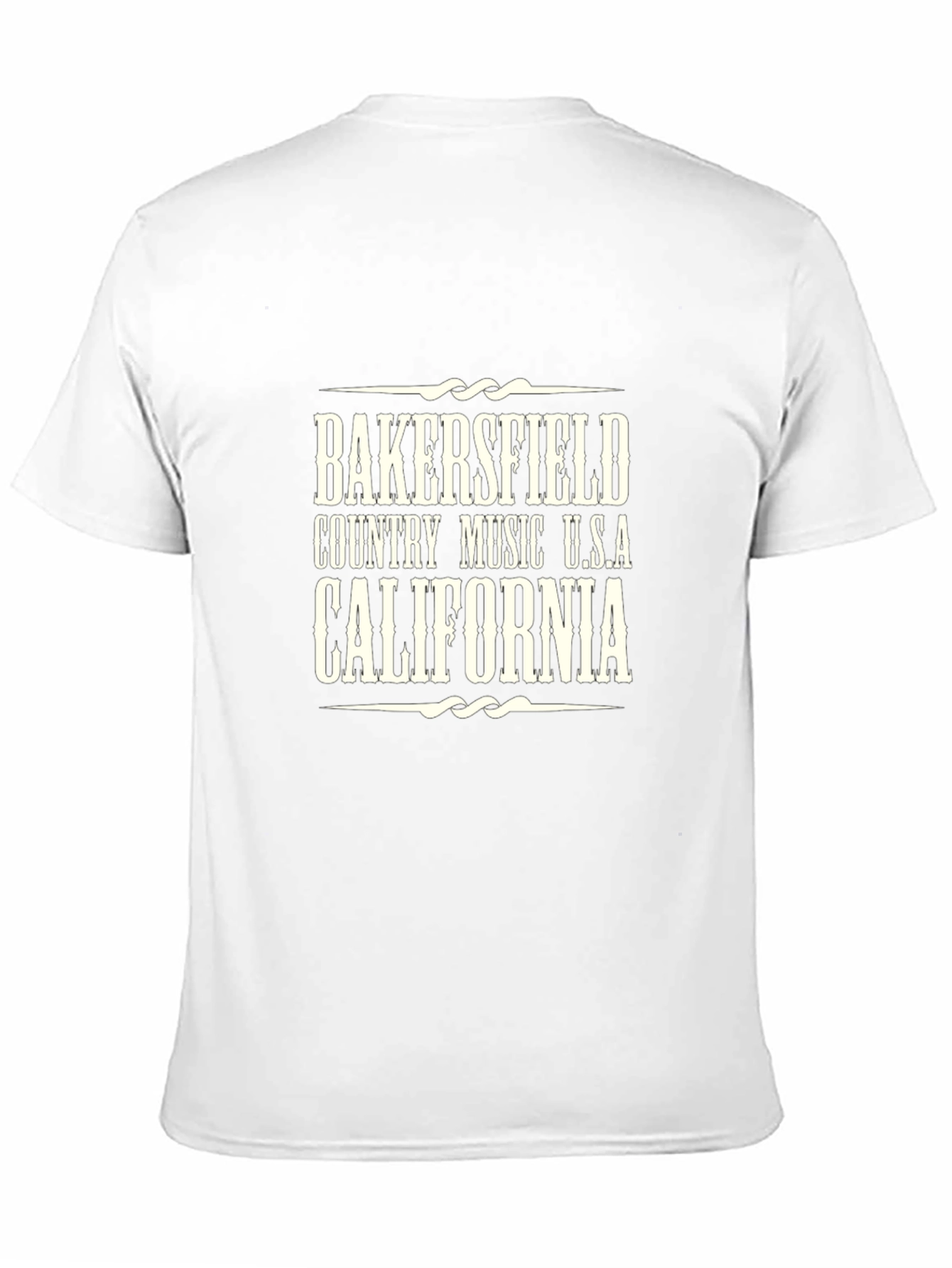 Bakersfield Country Music USA California Graphic T-Shirt