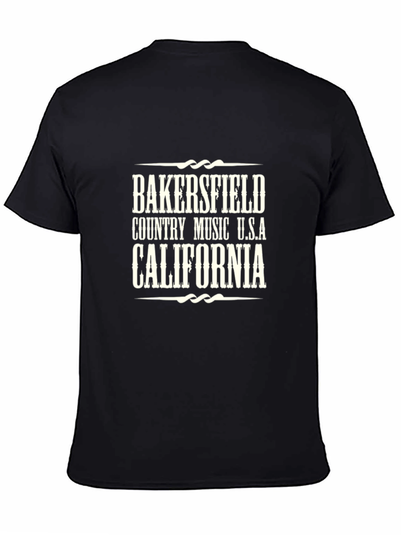 Bakersfield Country Music USA California Graphic T-Shirt