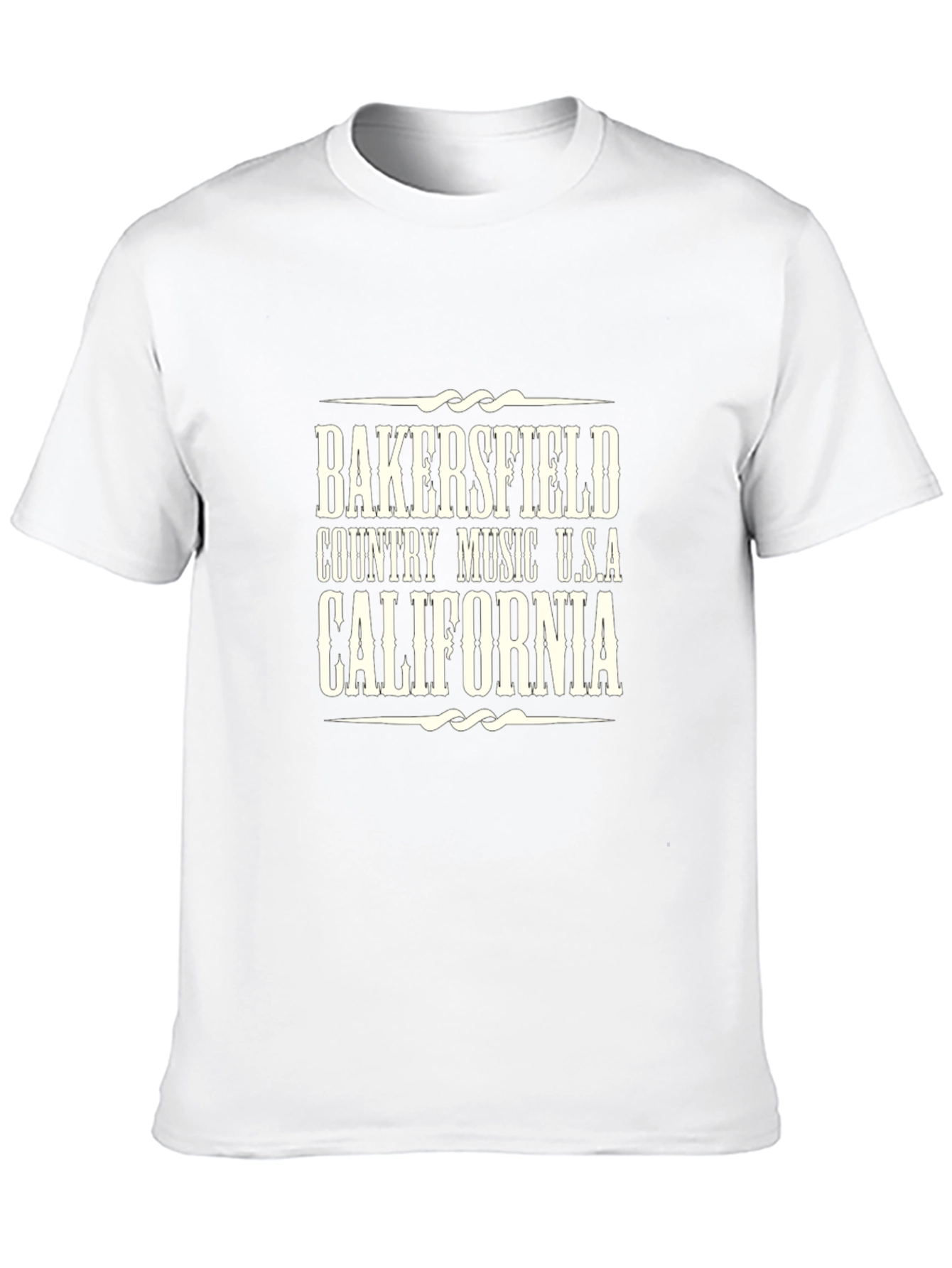 Bakersfield Country Music USA California Graphic T-Shirt