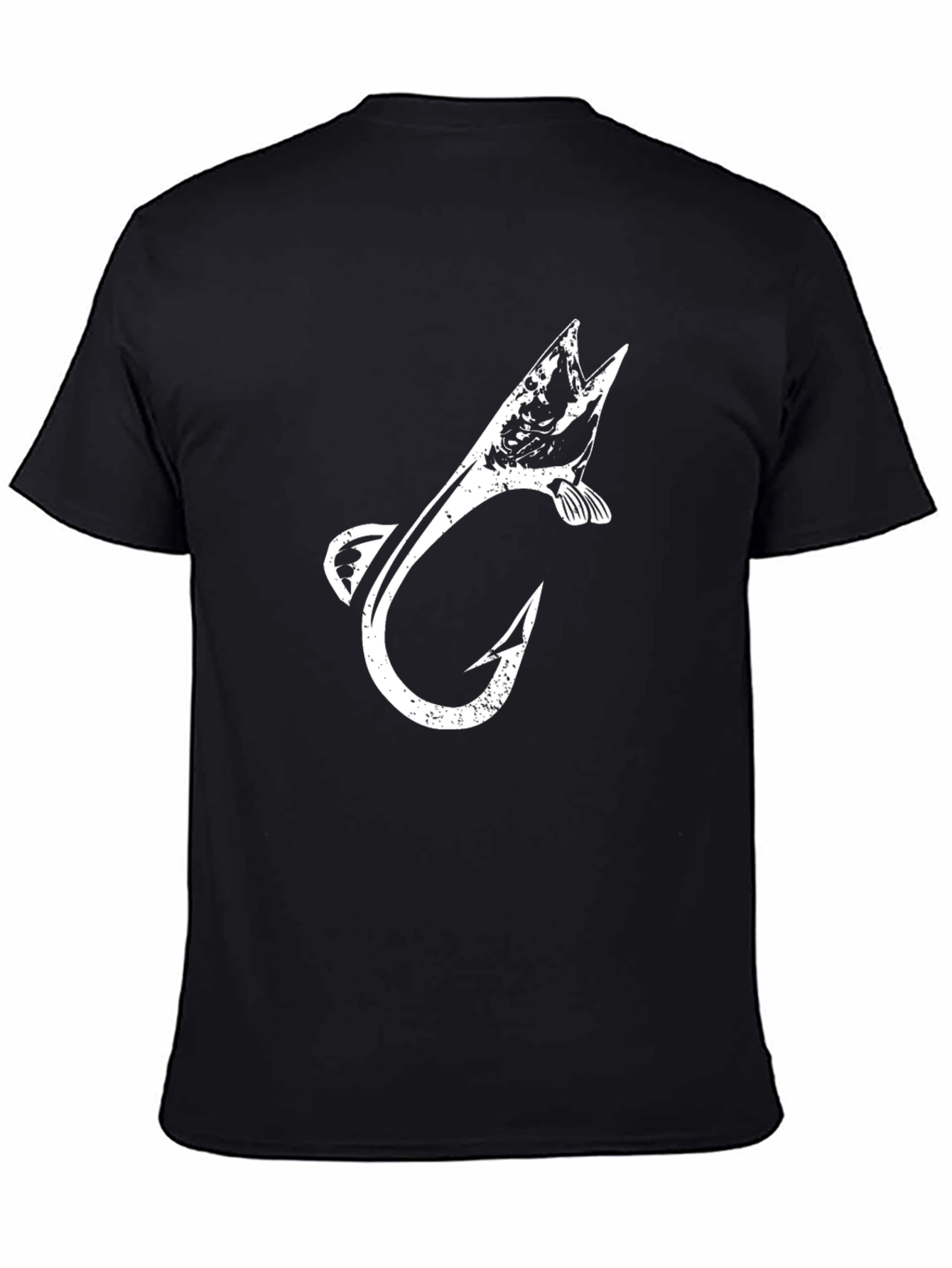 Fish Hook Graphic Tee - Stylish Fisherman T-Shirt