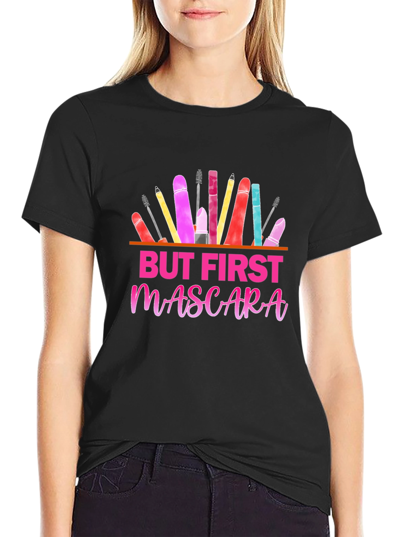 But First Mascara Black Graphic Tee