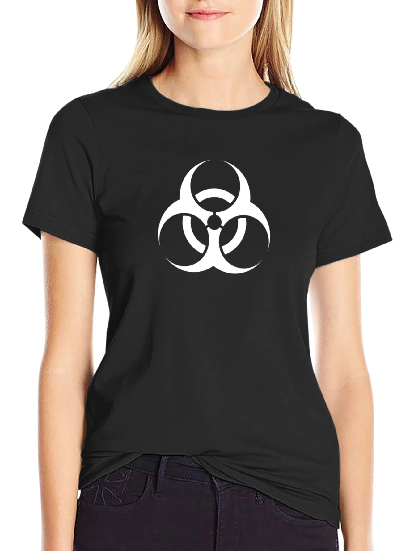 Biohazard Symbol Black T-Shirt
