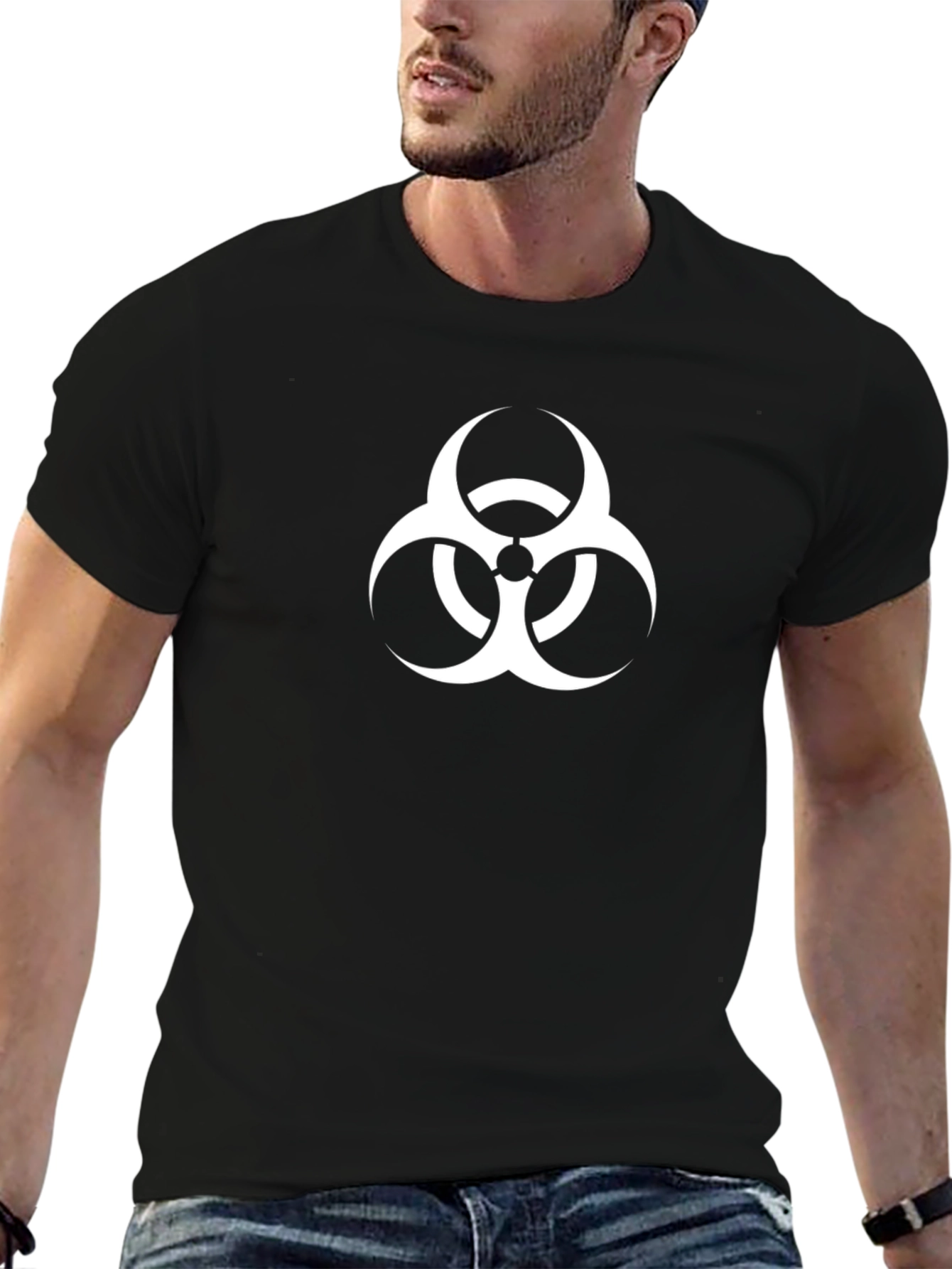 Biohazard Symbol Black T-Shirt