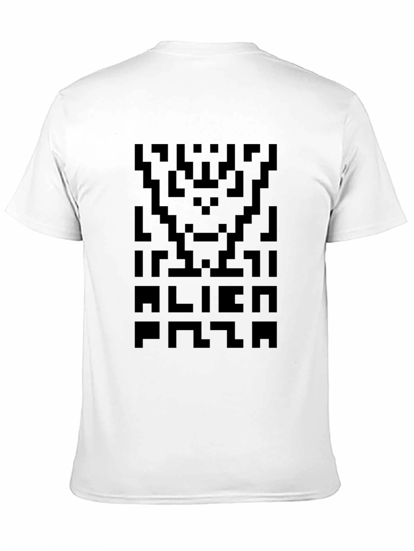 Pixel Alien Plaza Black T-Shirt