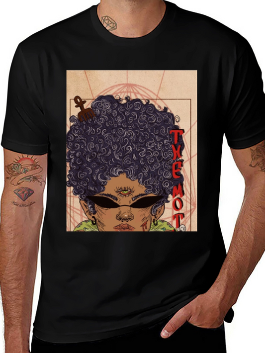 Themot T-Shirt Black Graphic Tee