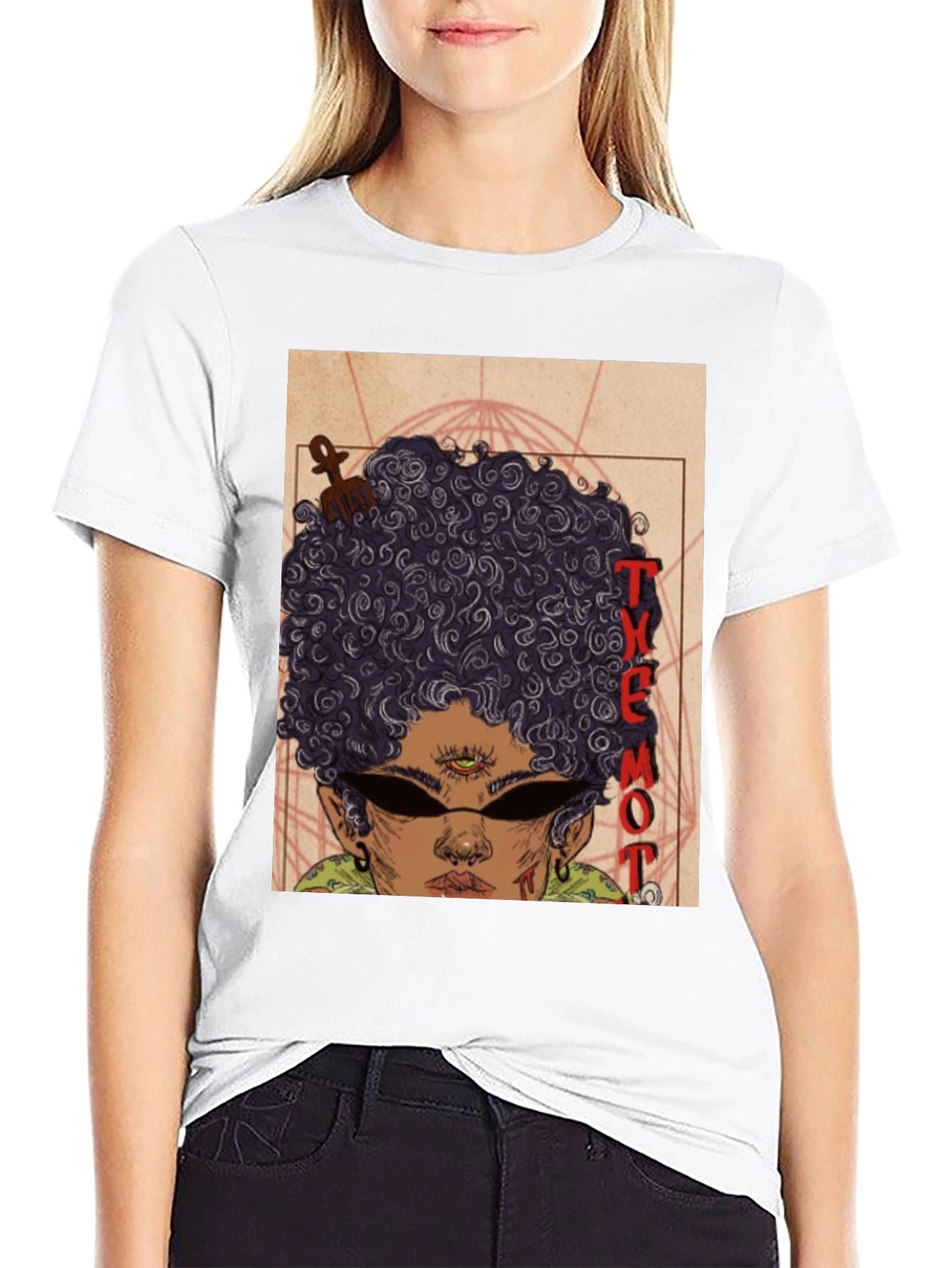 Themot T-Shirt Black Graphic Tee