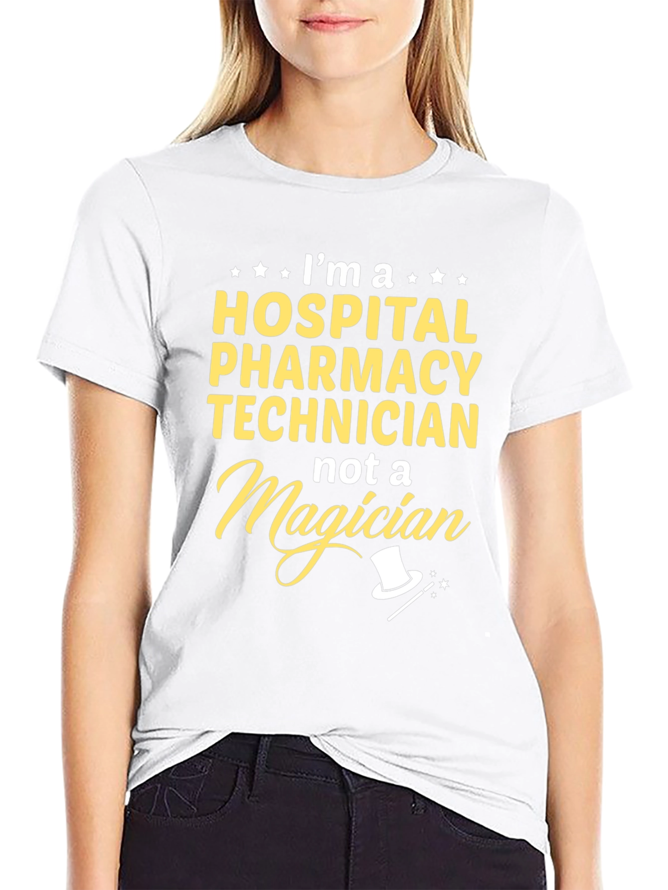 Hospital Pharmacy Technician T-Shirt - Not a Magician