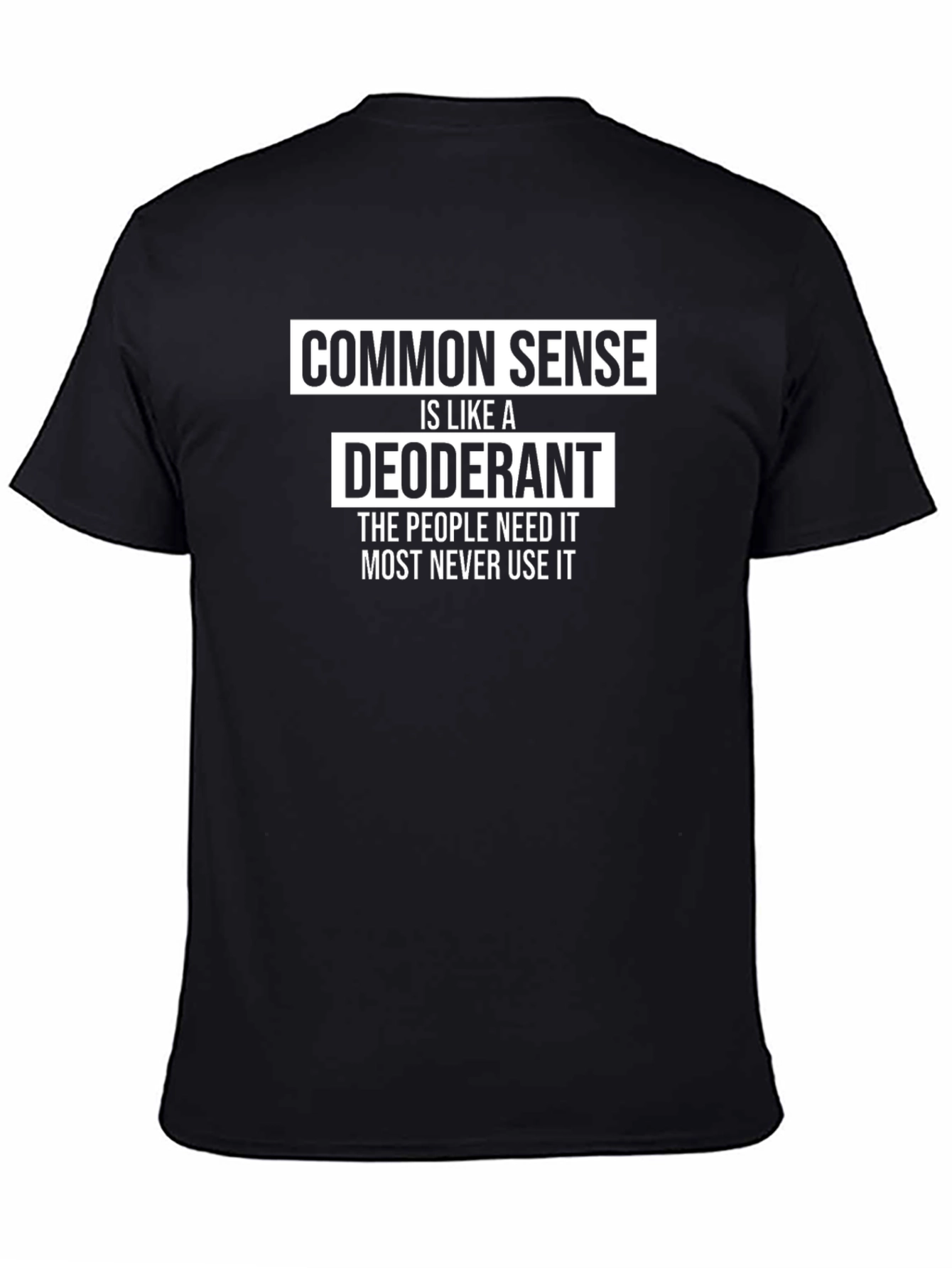 Common Sense Deodorant Graphic T-Shirt