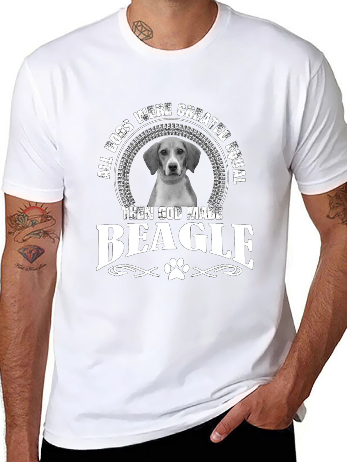 Beagle Dog Lover T-Shirt - All Dogs Are Equal