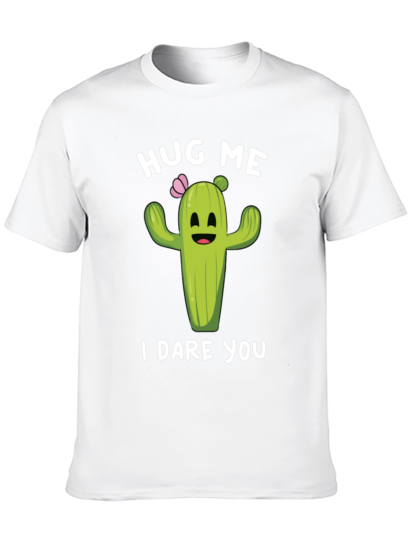 Hug Me Cactus Graphic Tee - Funny Unisex Shirt