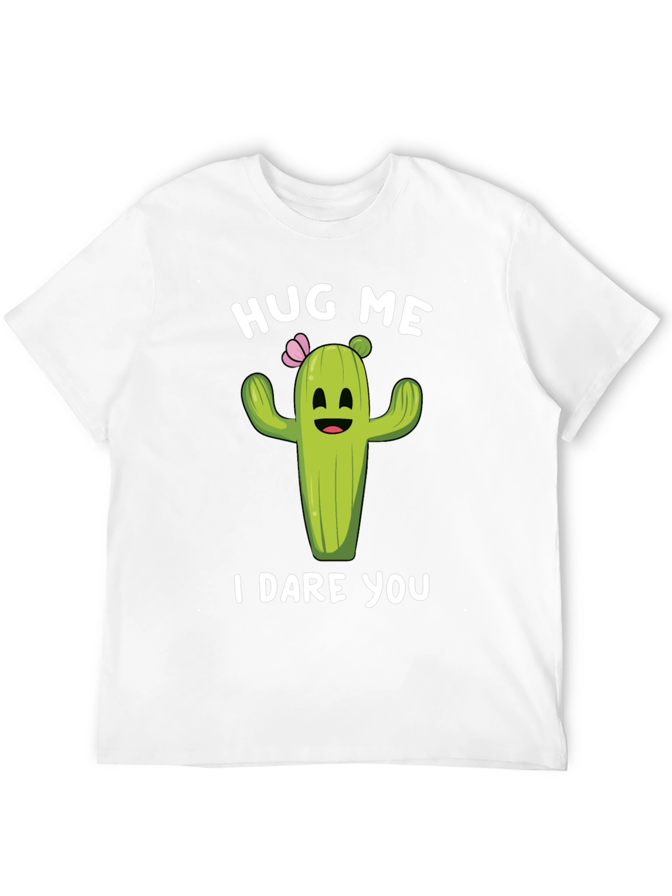 Hug Me Cactus Graphic Tee - Funny Unisex Shirt