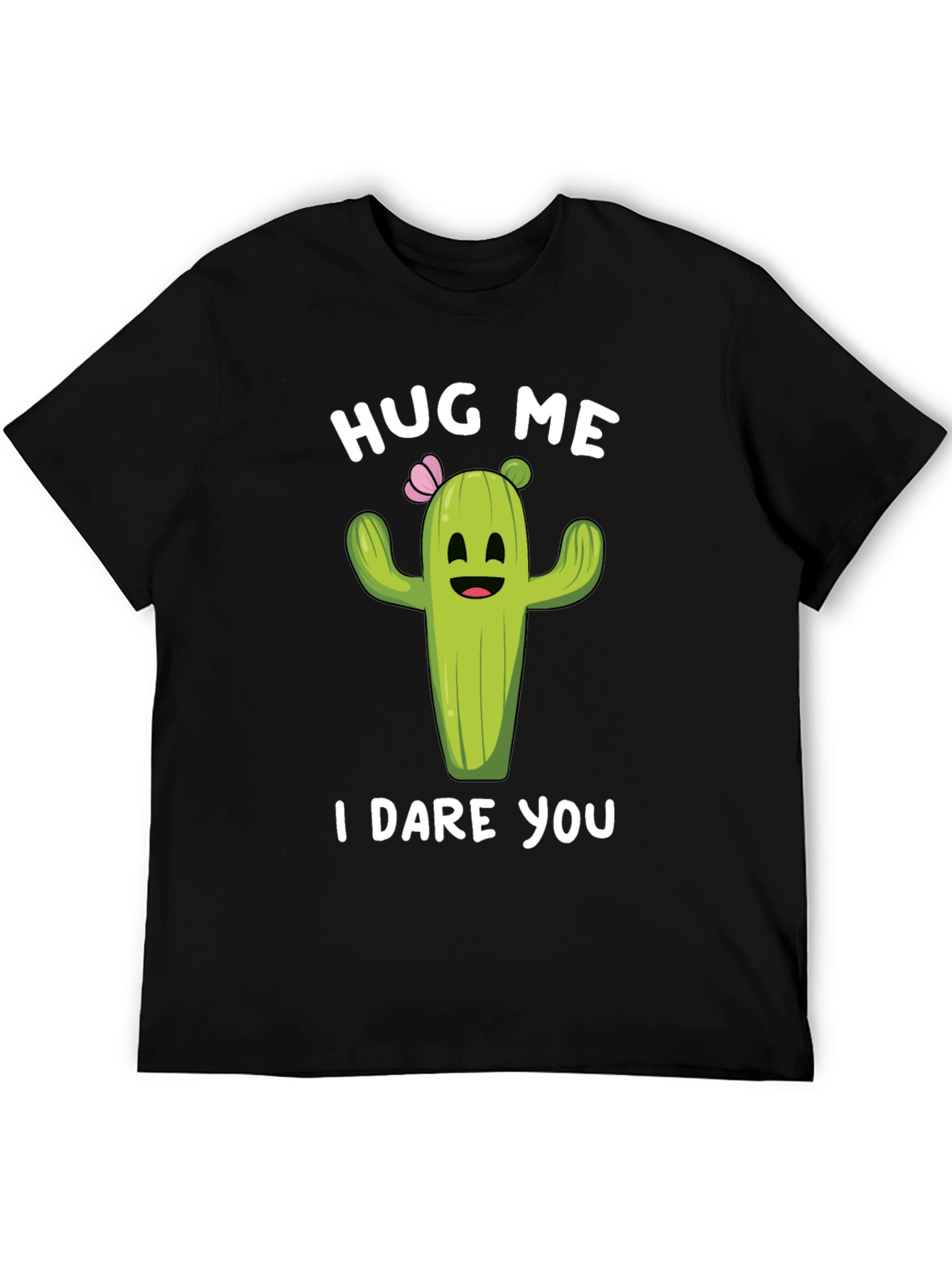 Hug Me Cactus Graphic Tee - Funny Unisex Shirt