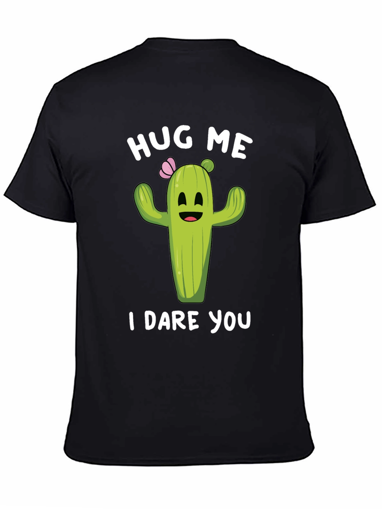 Hug Me Cactus Graphic Tee - Funny Unisex Shirt