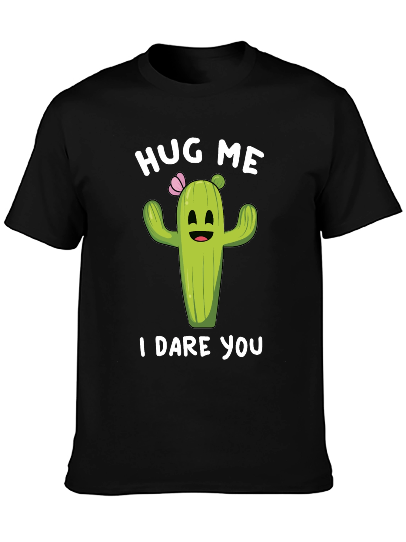 Hug Me Cactus Graphic Tee - Funny Unisex Shirt