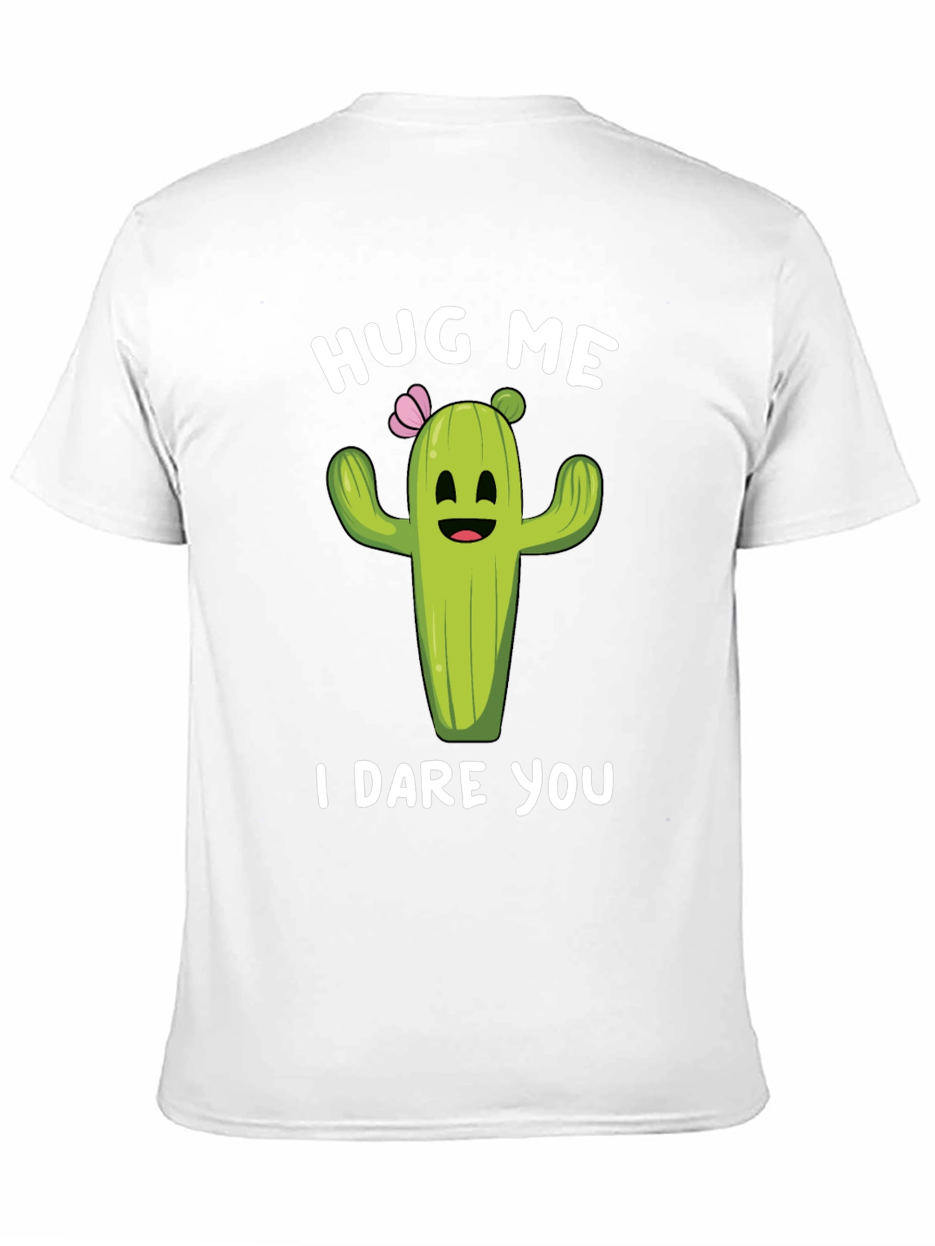 Hug Me Cactus Graphic Tee - Funny Unisex Shirt