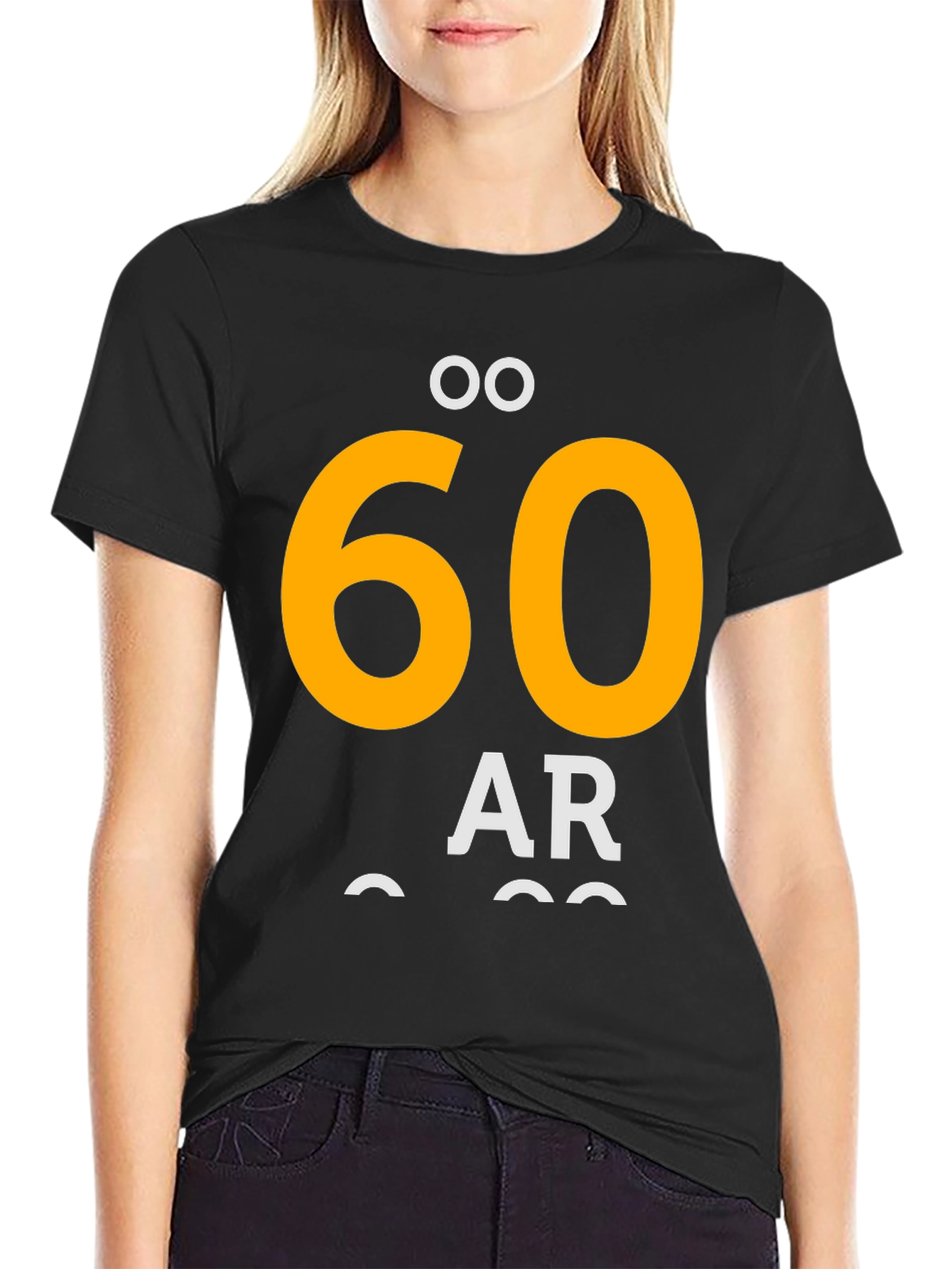 60 År Black Graphic T-Shirt